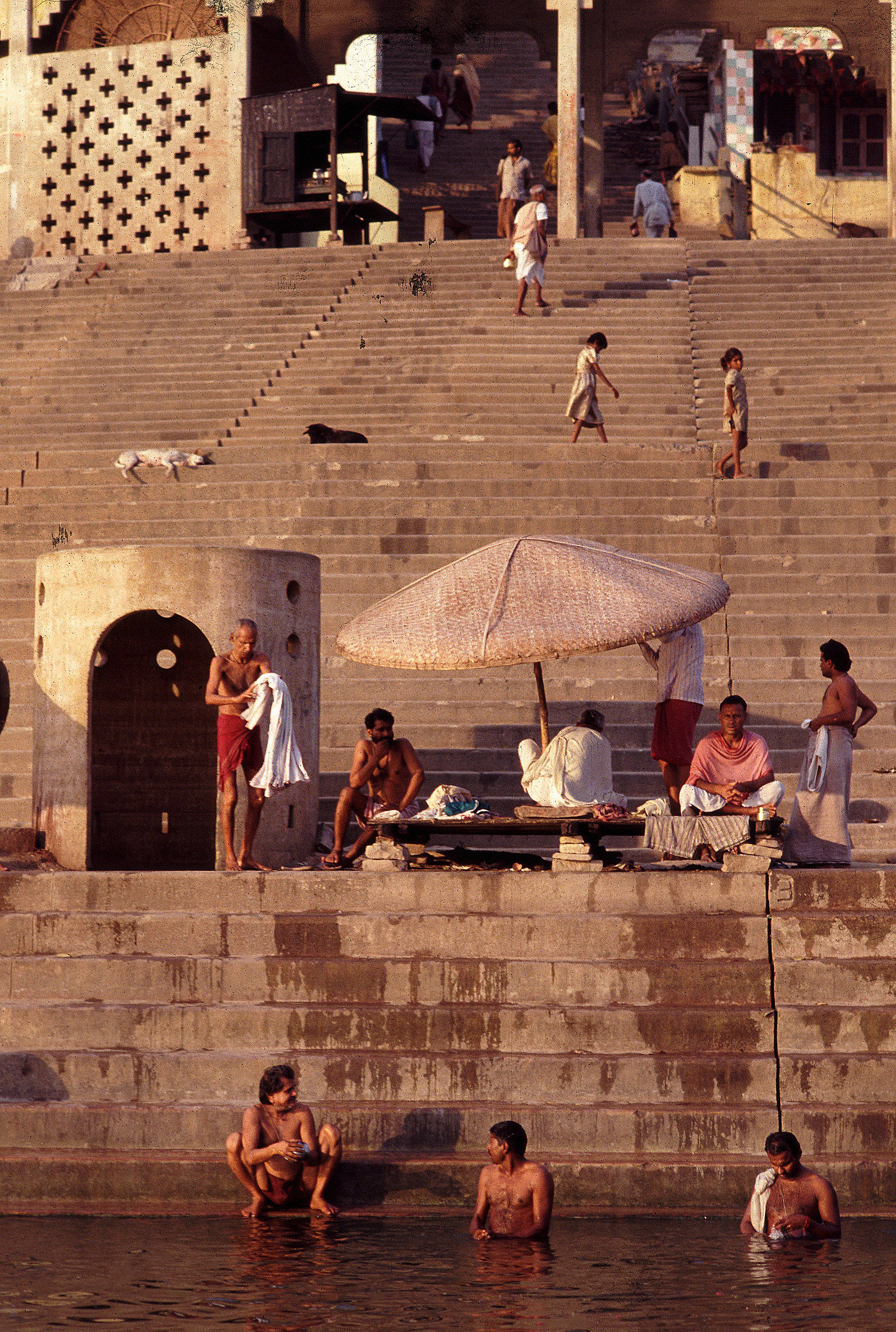 Lungo i Ghat di Varanasi