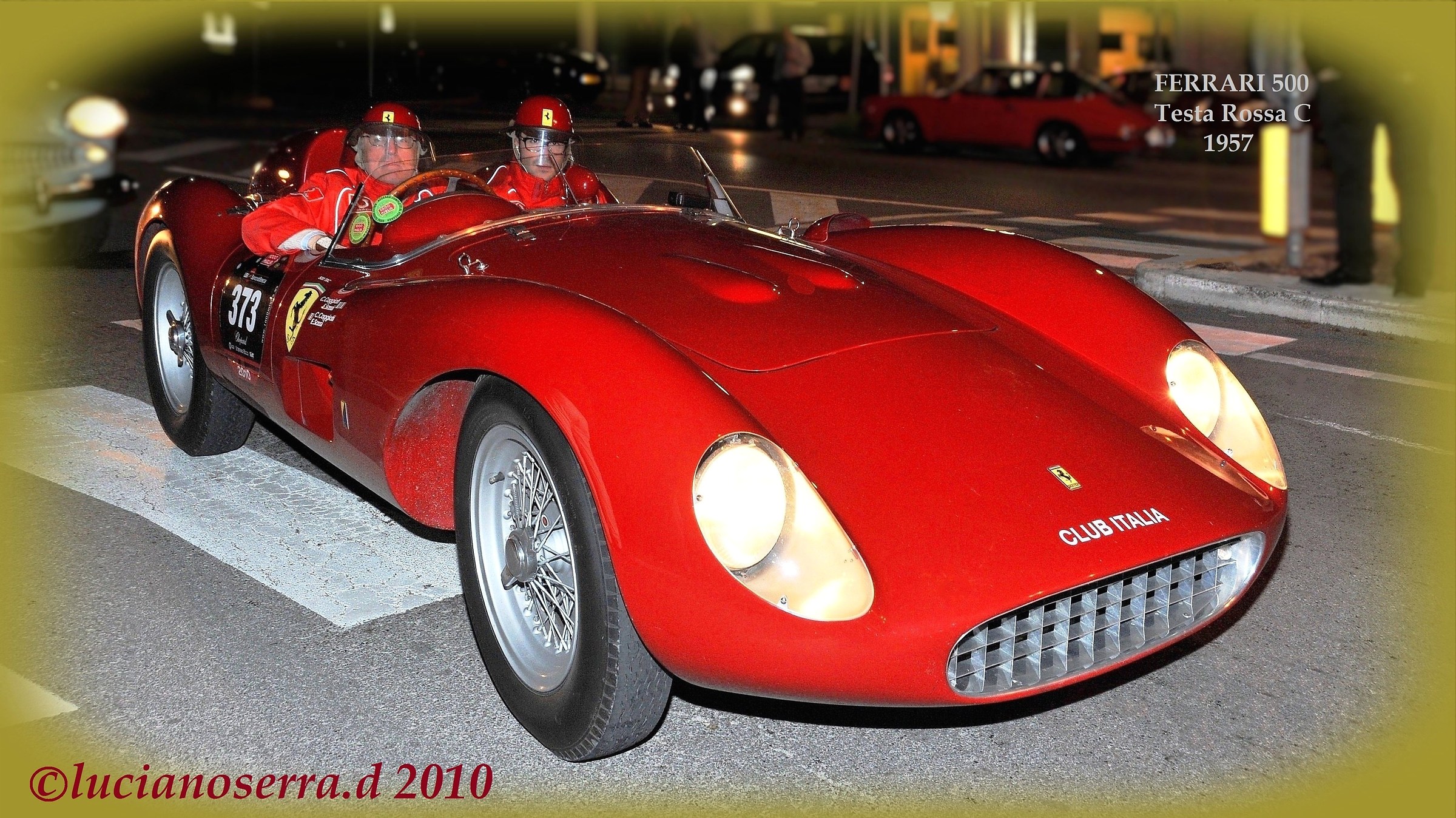 Ferrari 500 red head "C"-1957