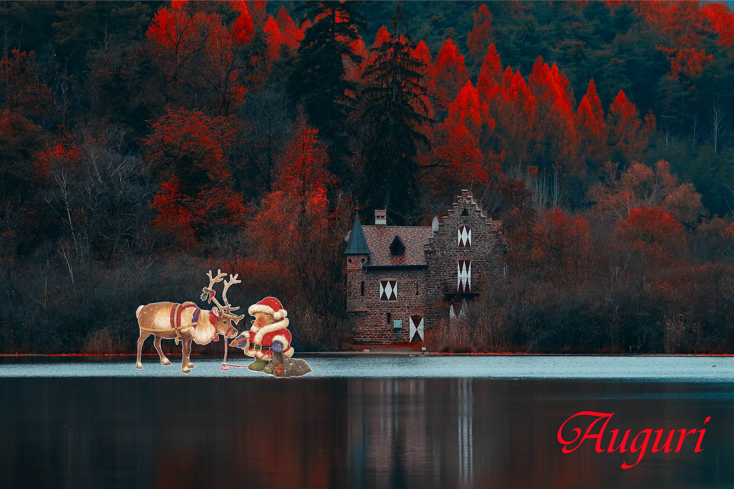 Merry Christmas to all friends Juza Lake Monticolo