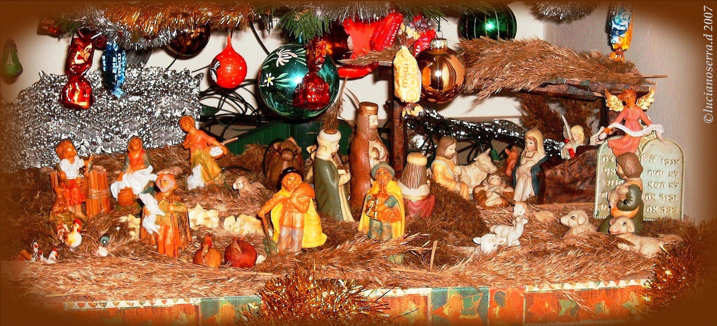 Crib at a country house