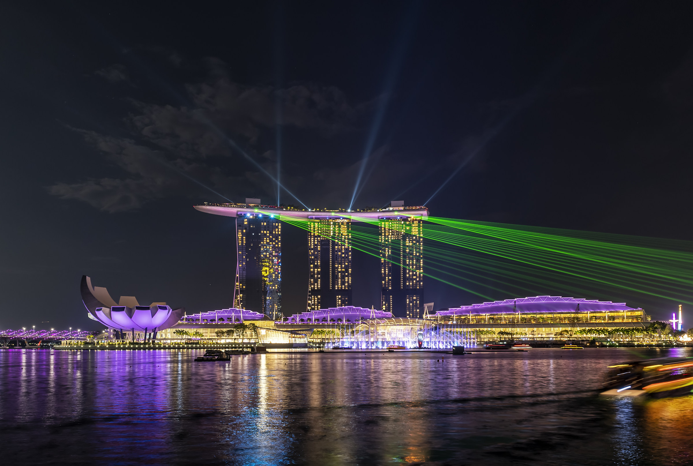Marina Bay Laser Show