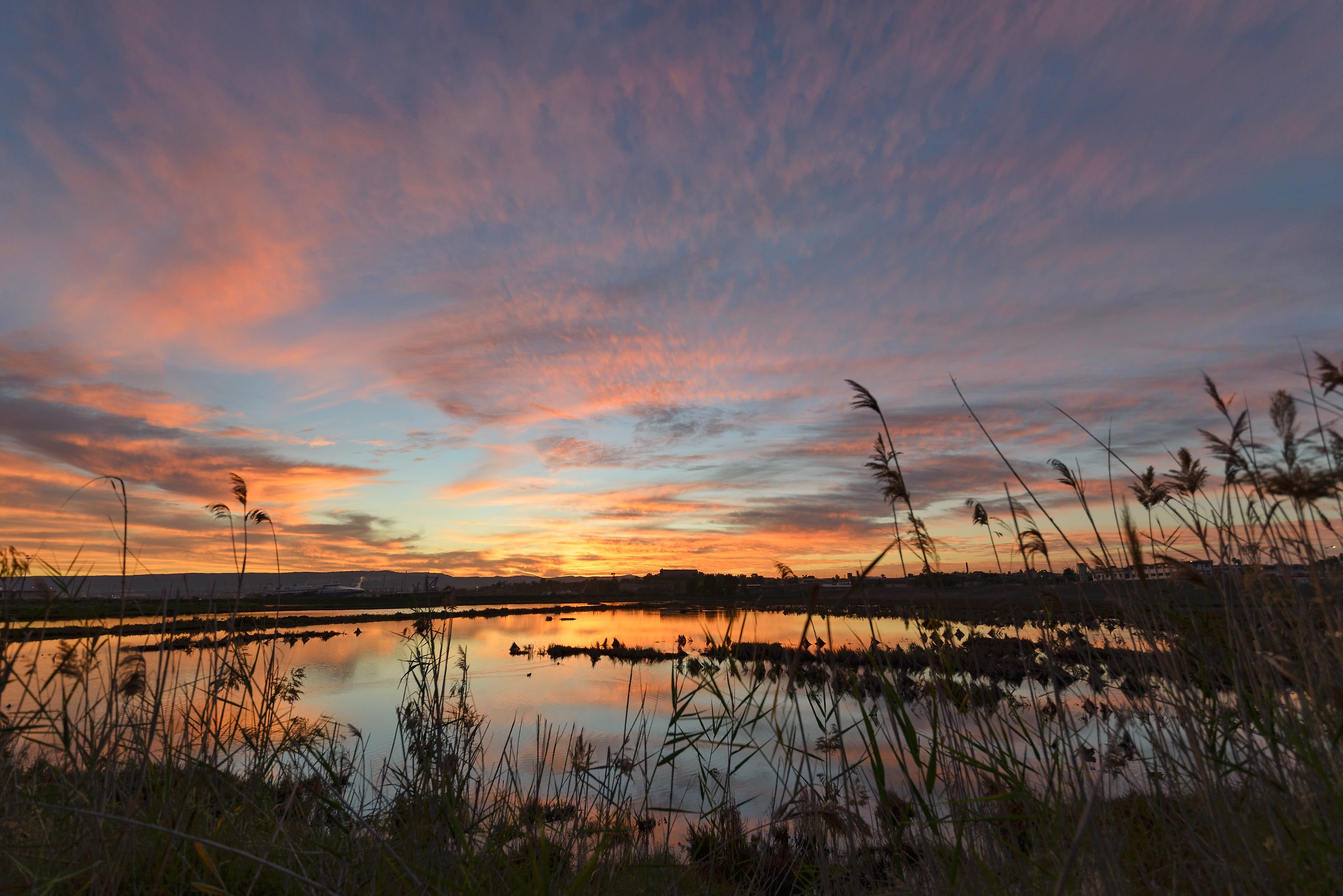 Sunset Saline Augusta