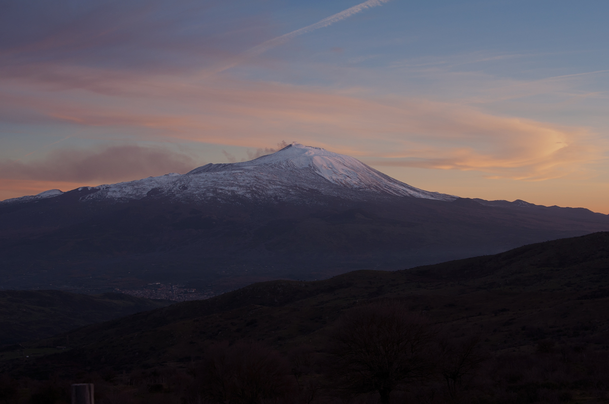 Tramonto Etna