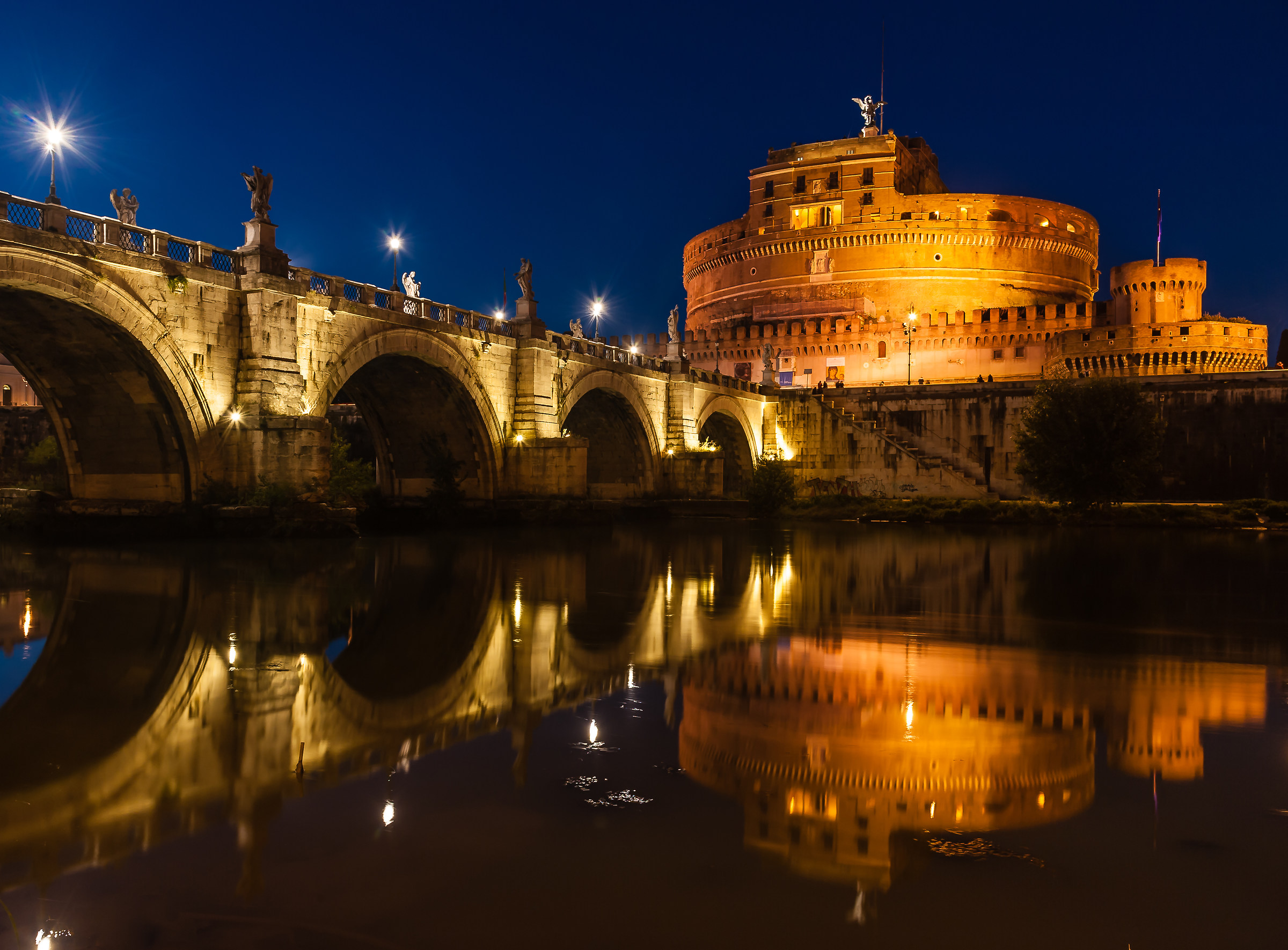 Castel Sant'Angelo (Mausoleum of Hadrian)...