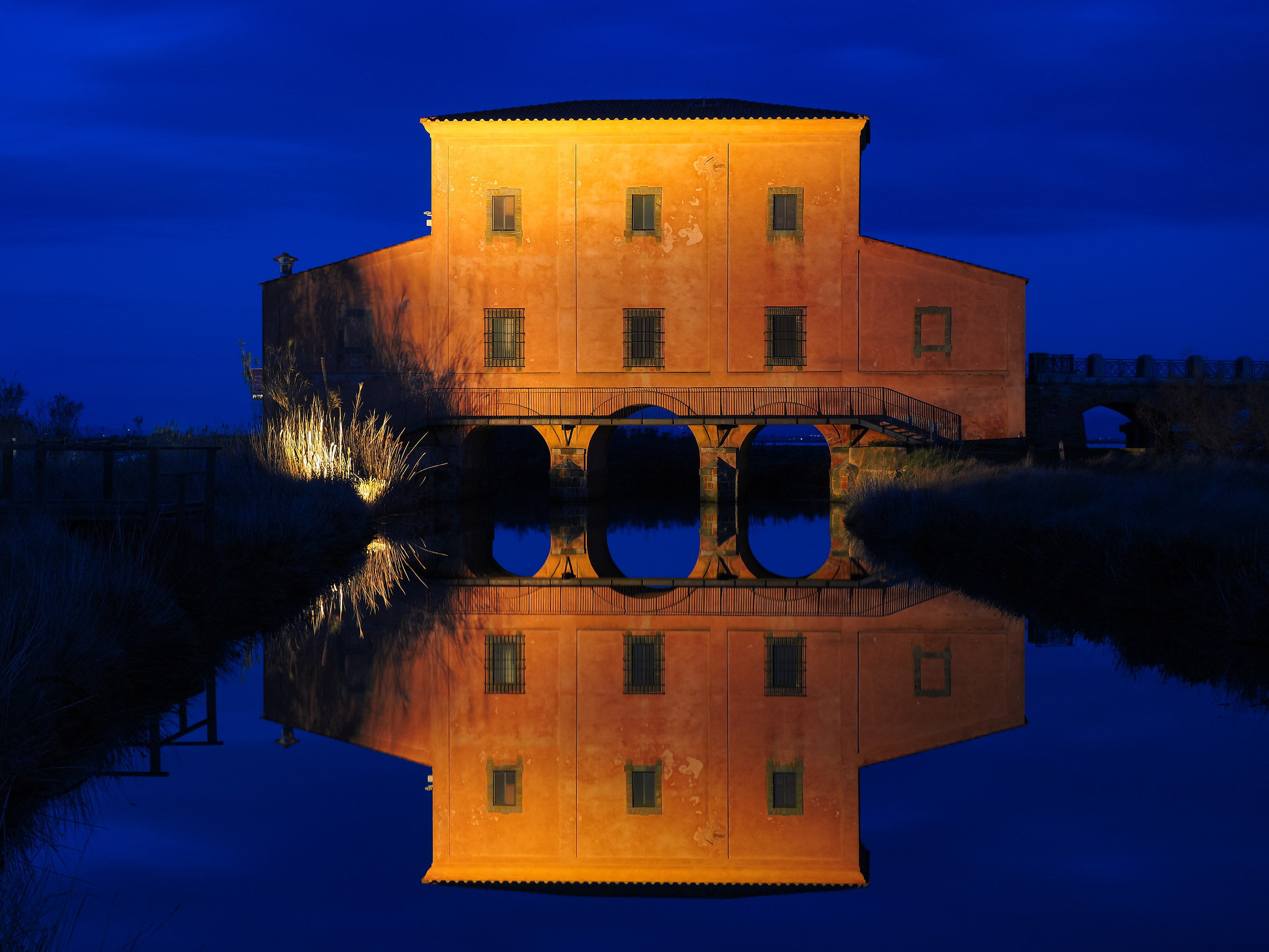 Red House in the mirror