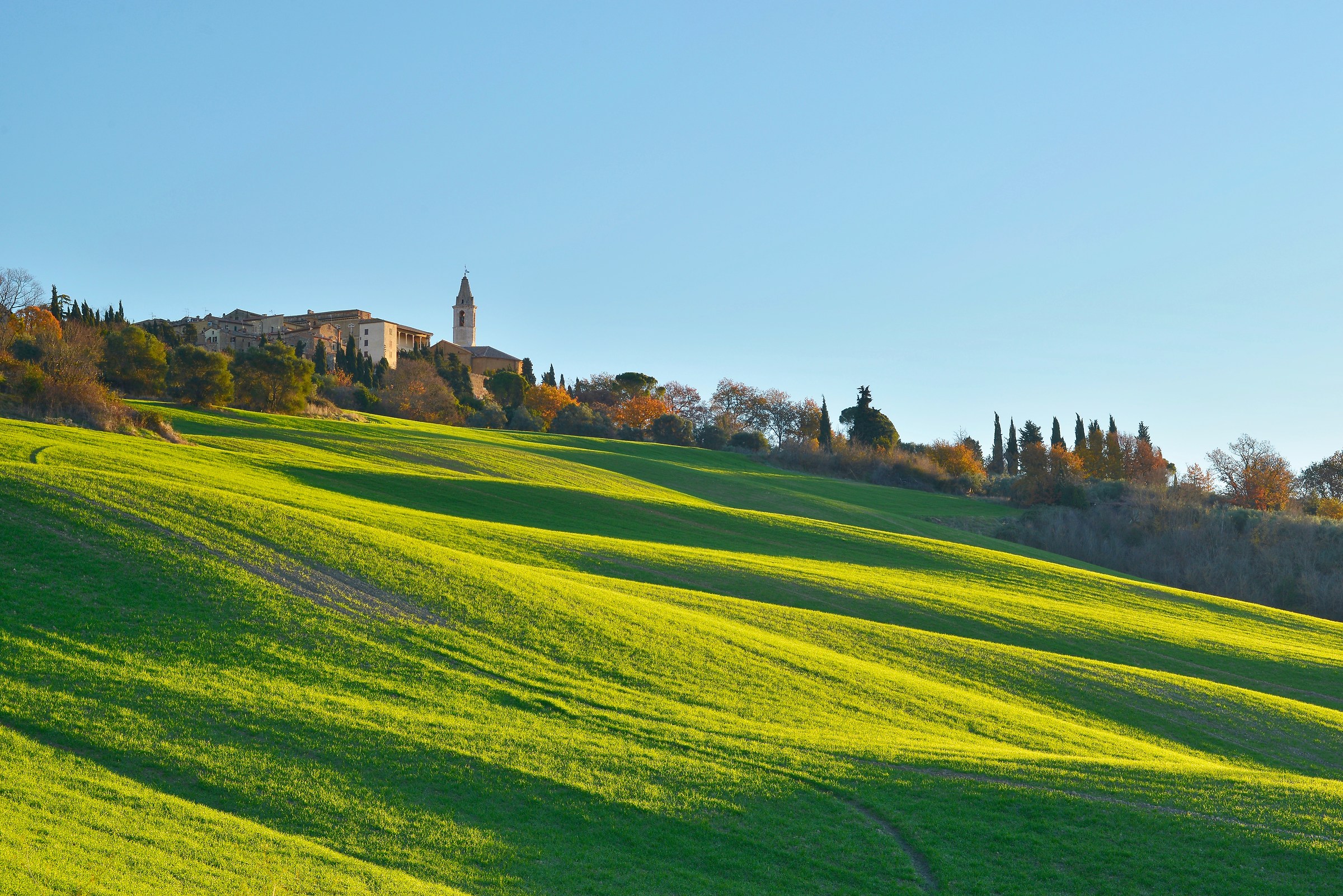 Pienza in the morning