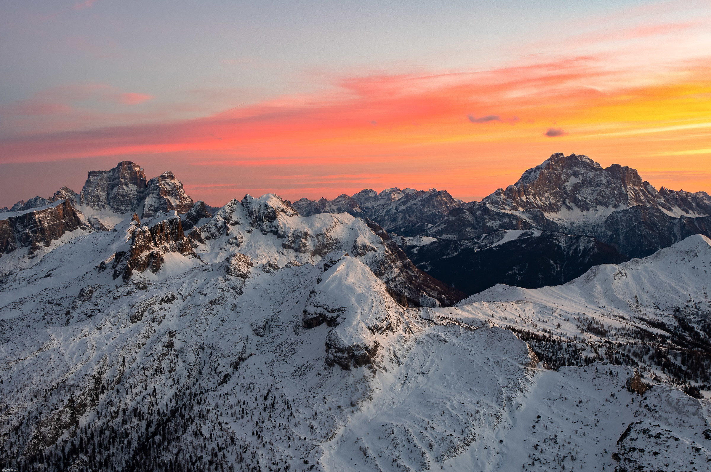 il Pelmo saluta il Civetta