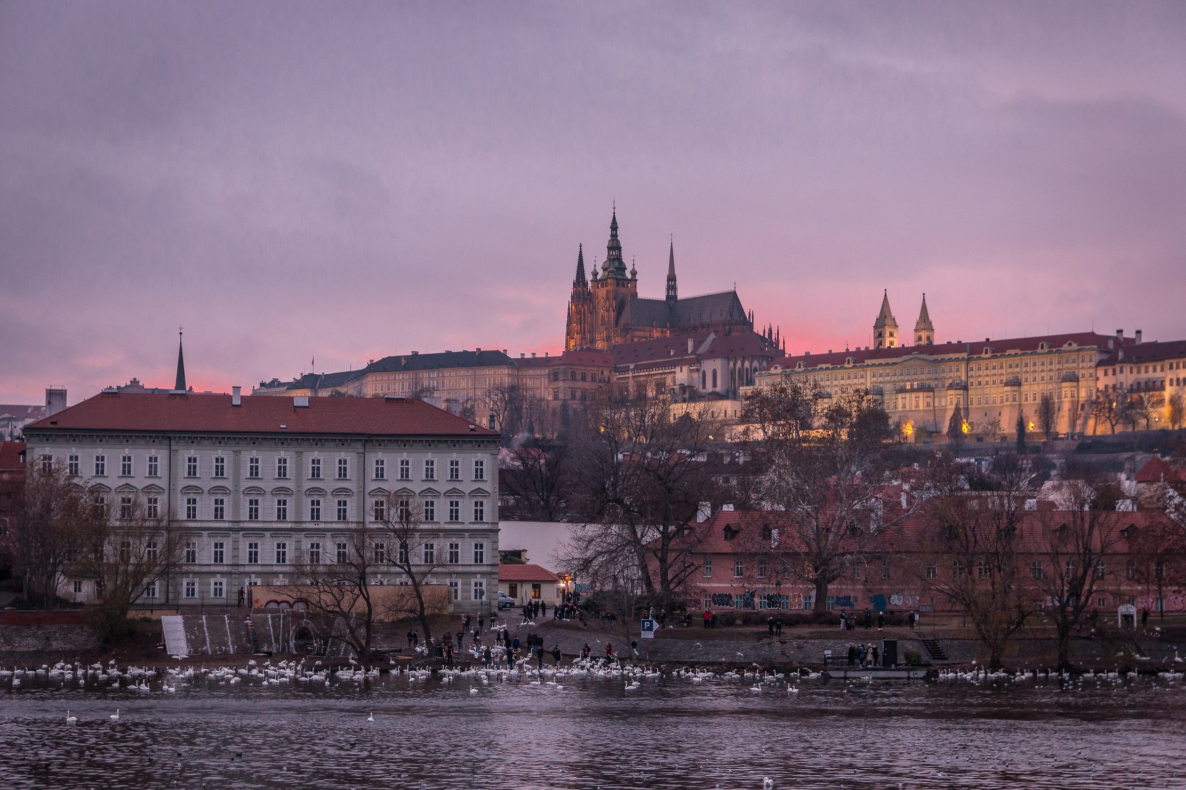 Sunset at the Castle