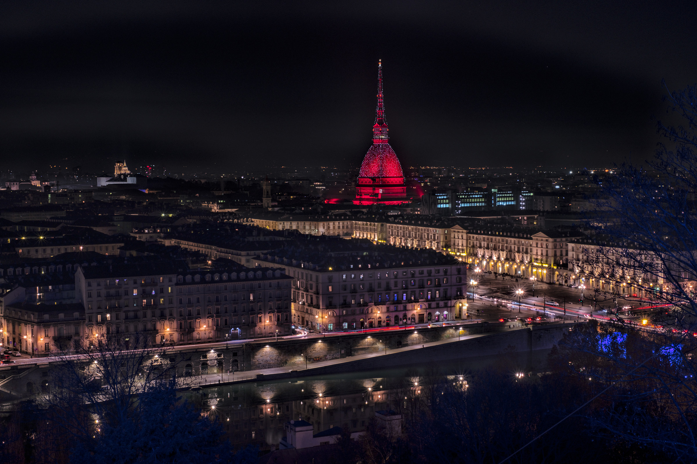 The Mole as a huge Christmas tree