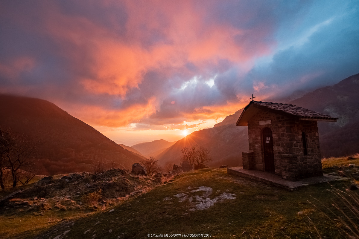Tramonto Abbazia dei Linari