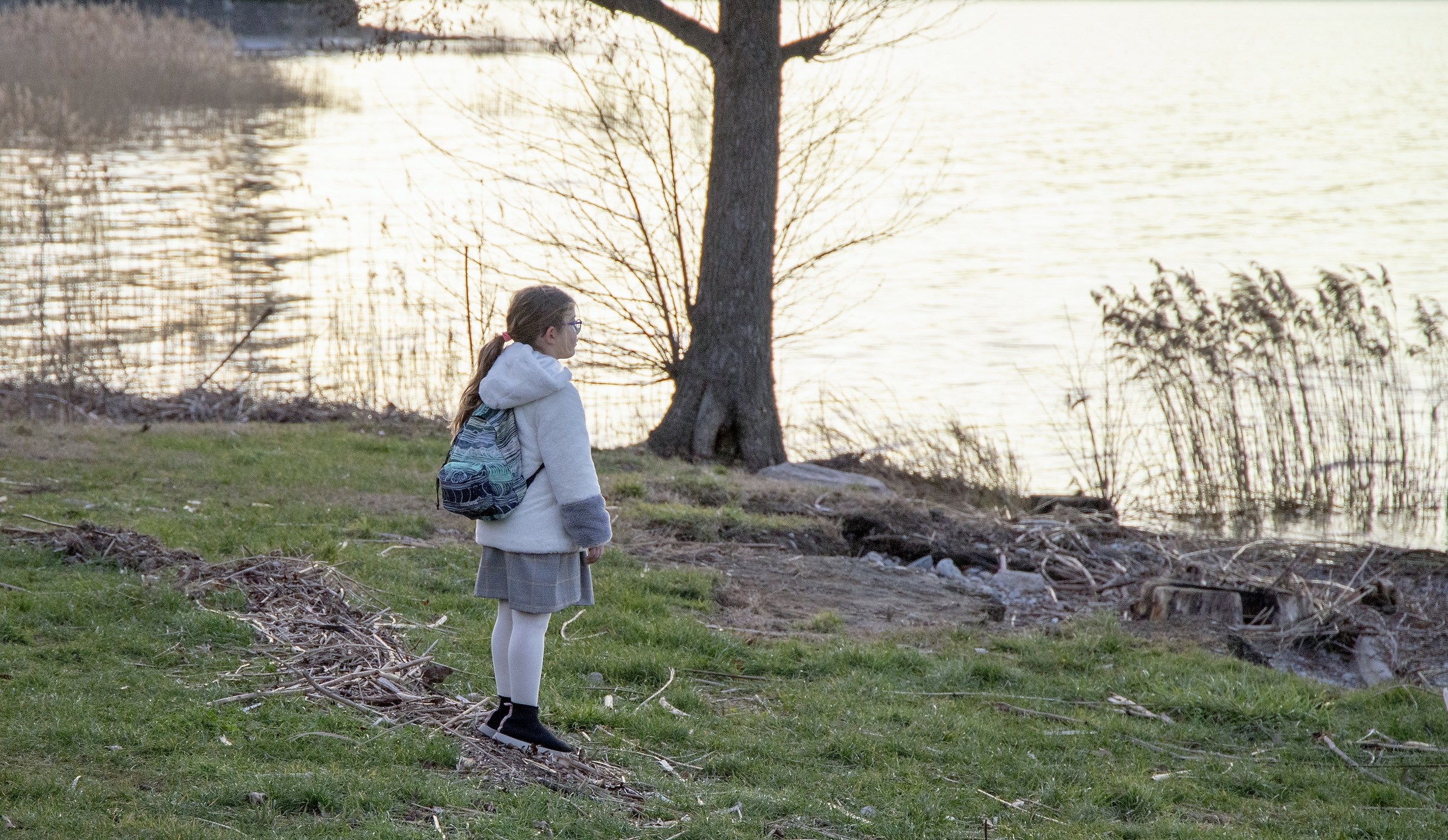 Enchanted in front of the Golden Lake
