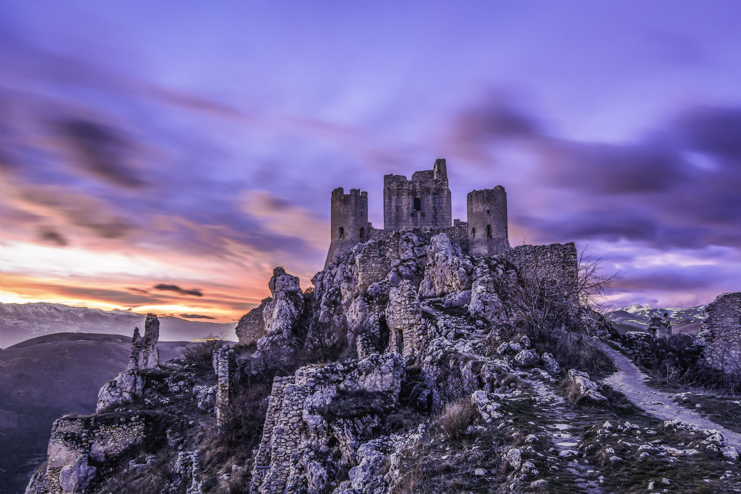 Sunset at Rocca Calascio