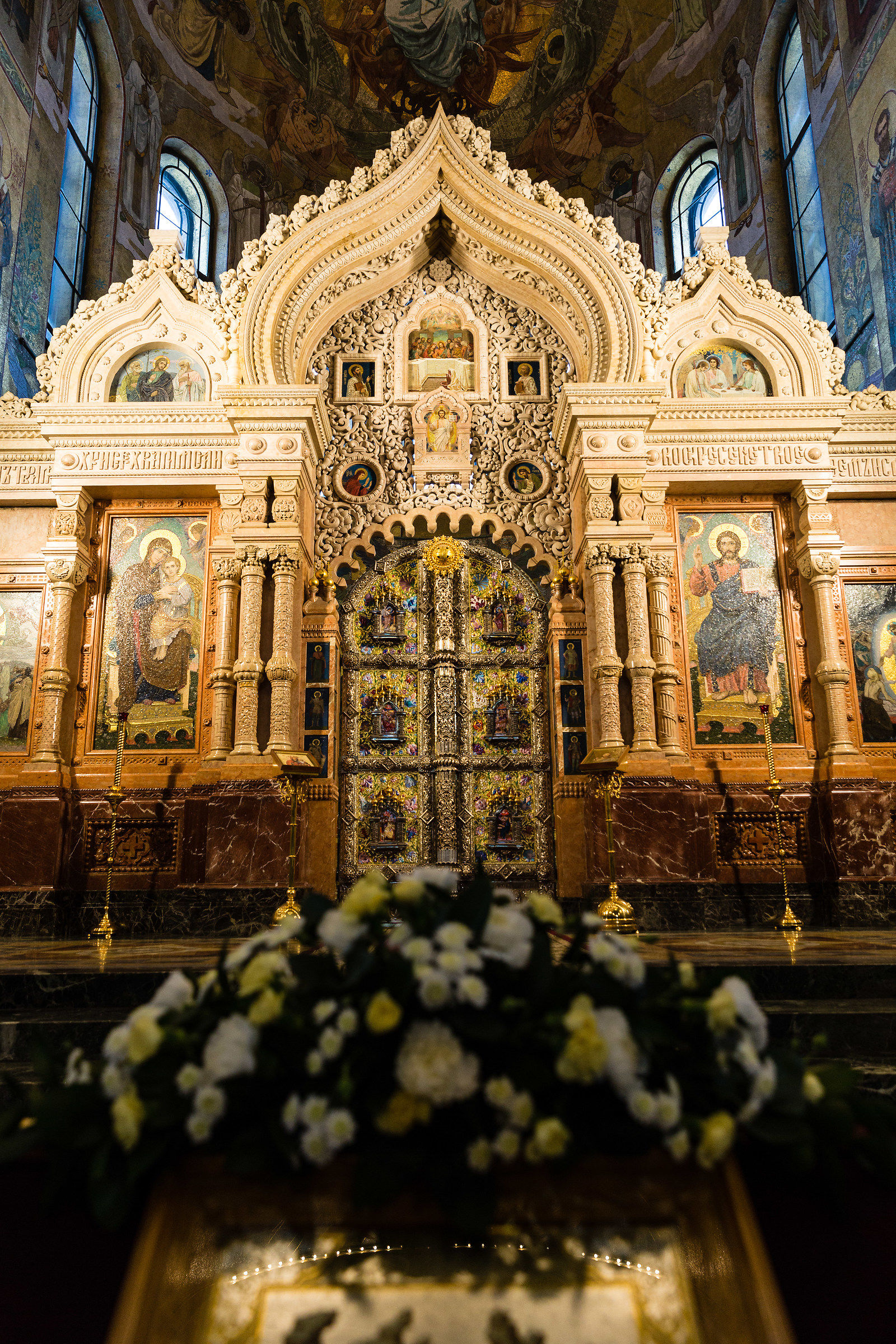 Interno della chiesa del salvatore sul sangue versato
