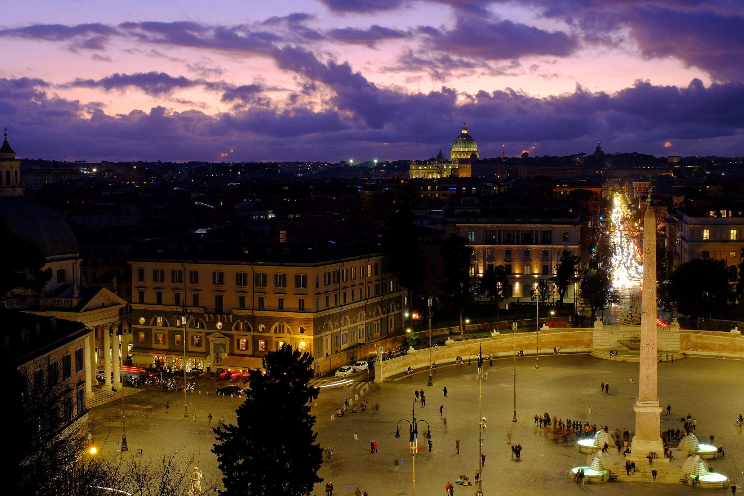 Rome, view from the Pincio #2