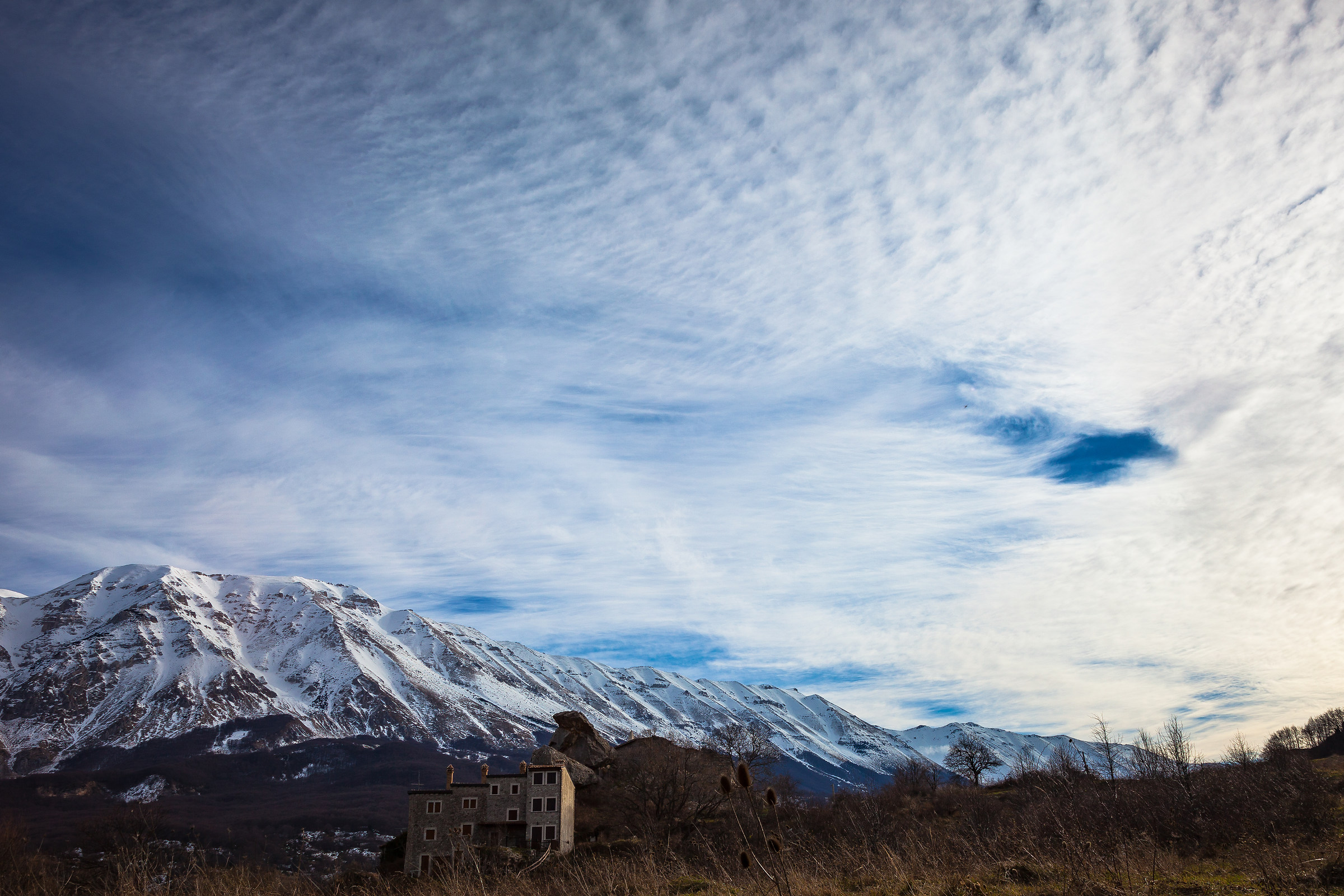 paesaggio sulla majella