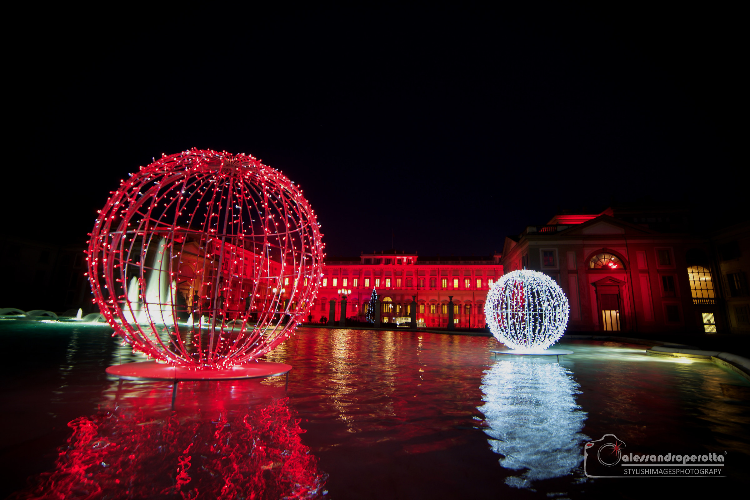 Villa Reale di Monza by night