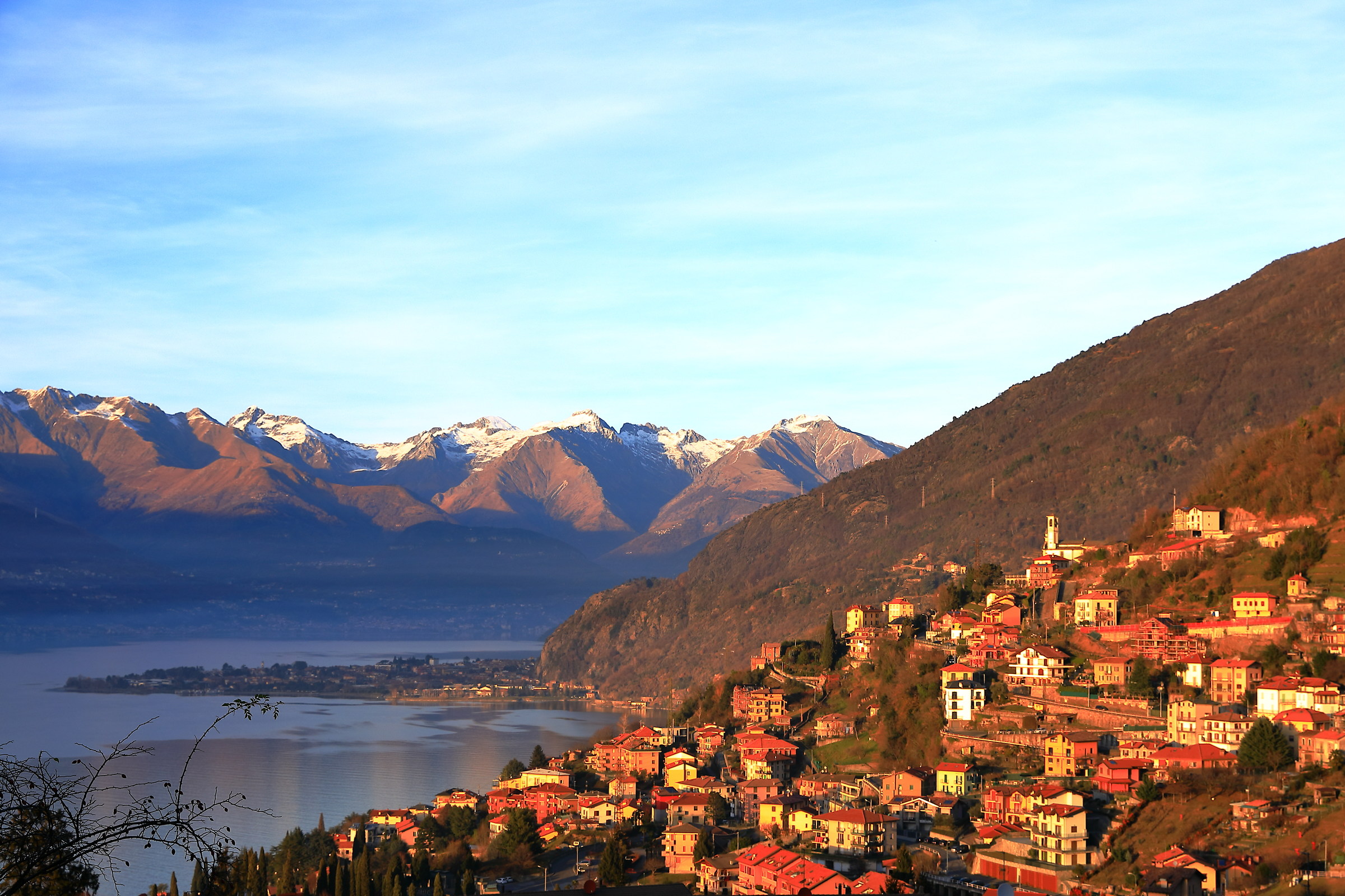 Bellano, paesaggio d'inverno