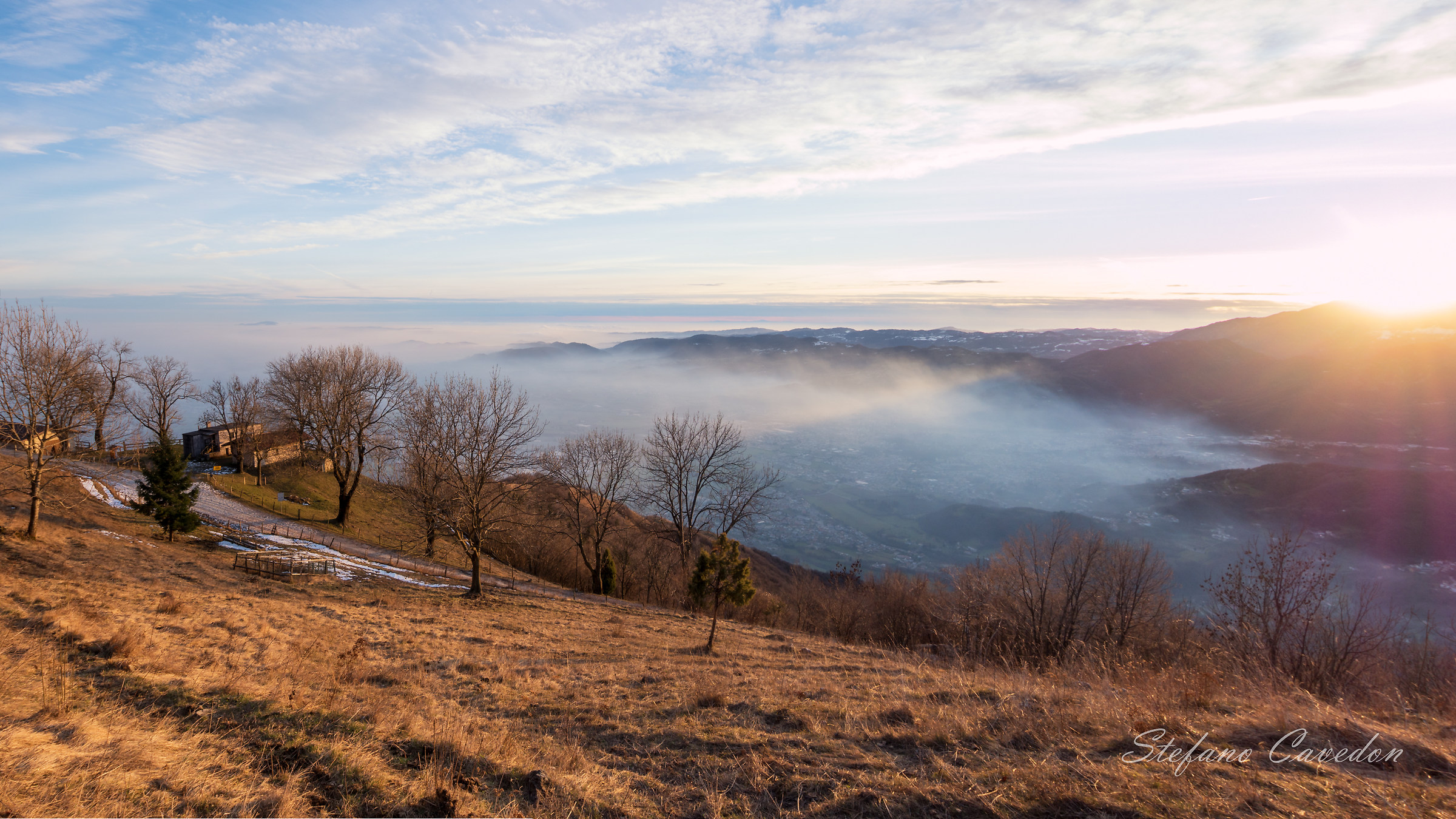 Tramonto dal Monte Summano