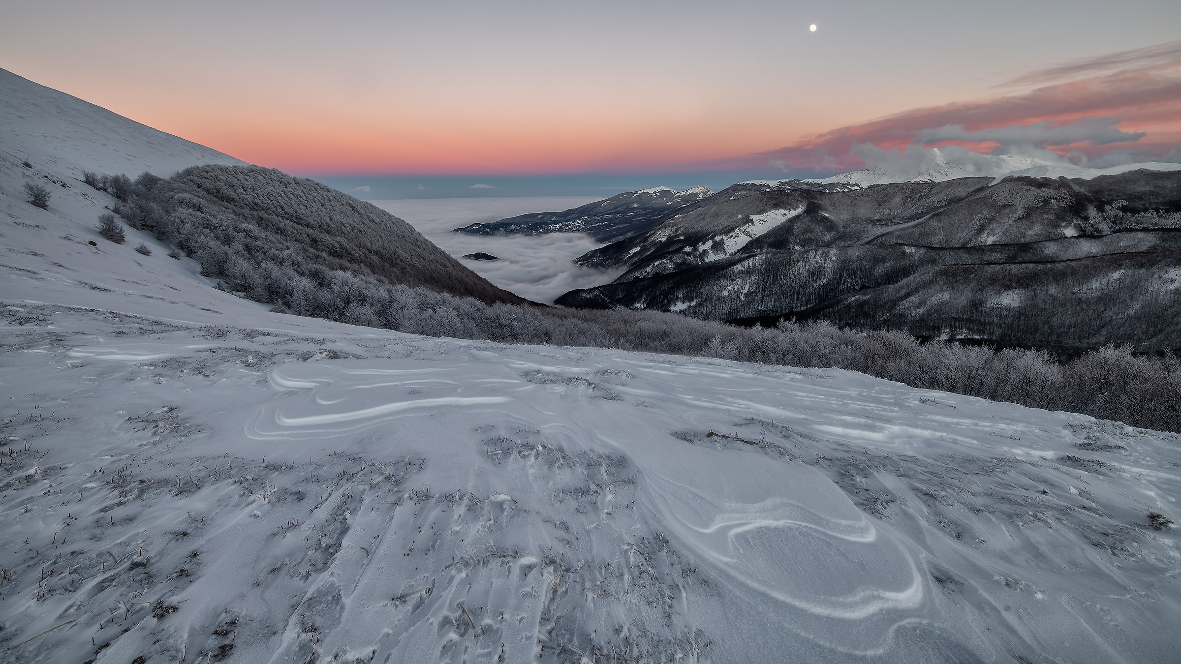 From the Pradarena Pass