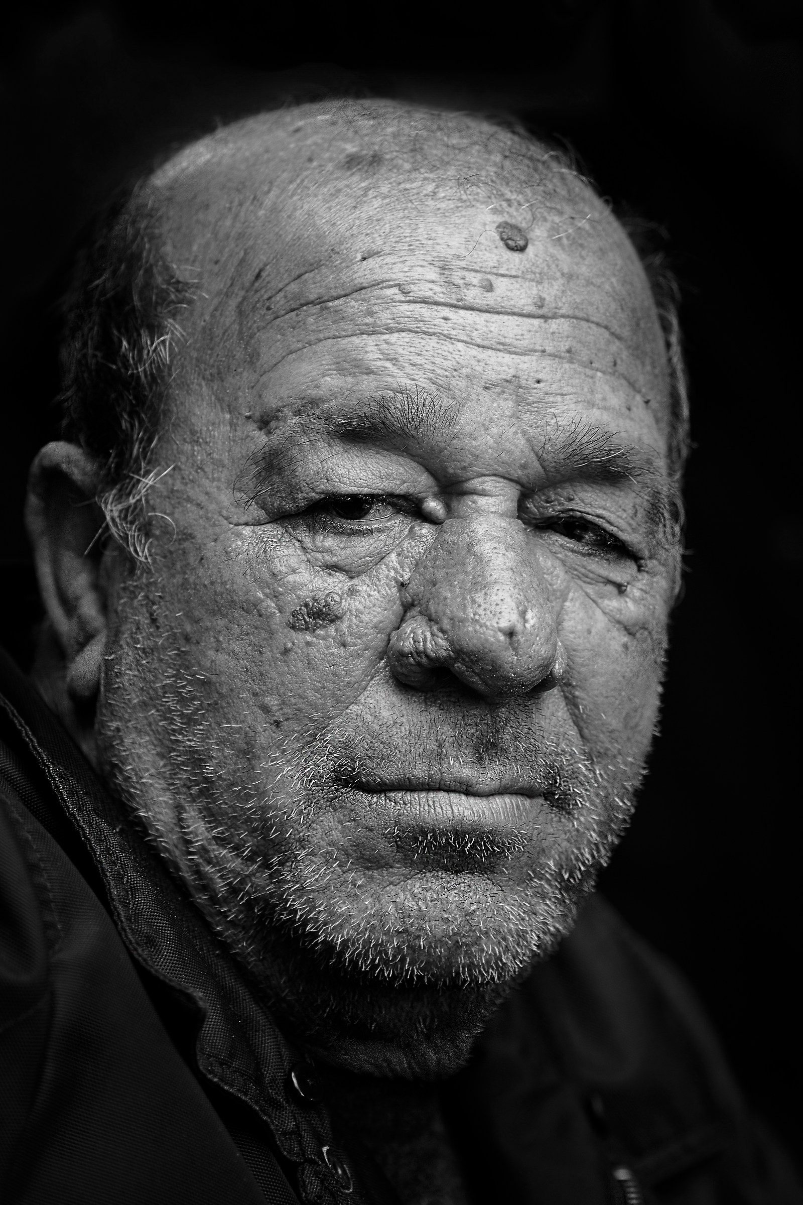 Tired faces of the historical markets