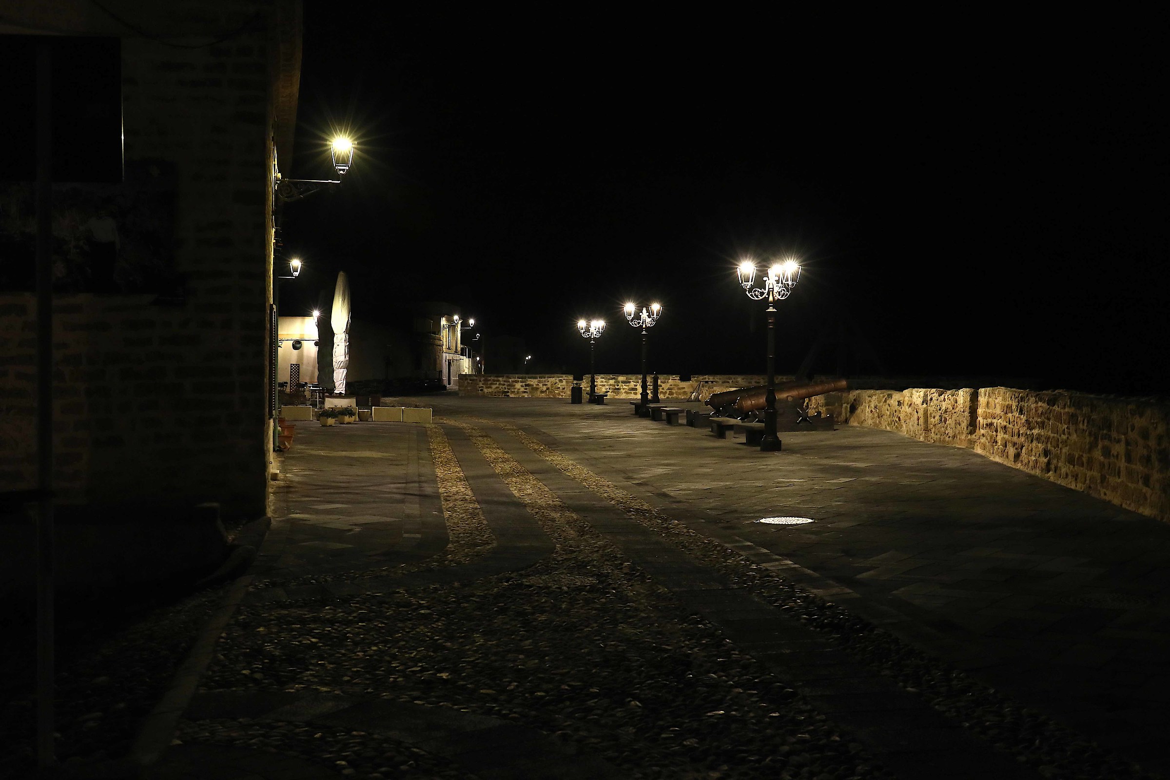 Alghero. The bastions.