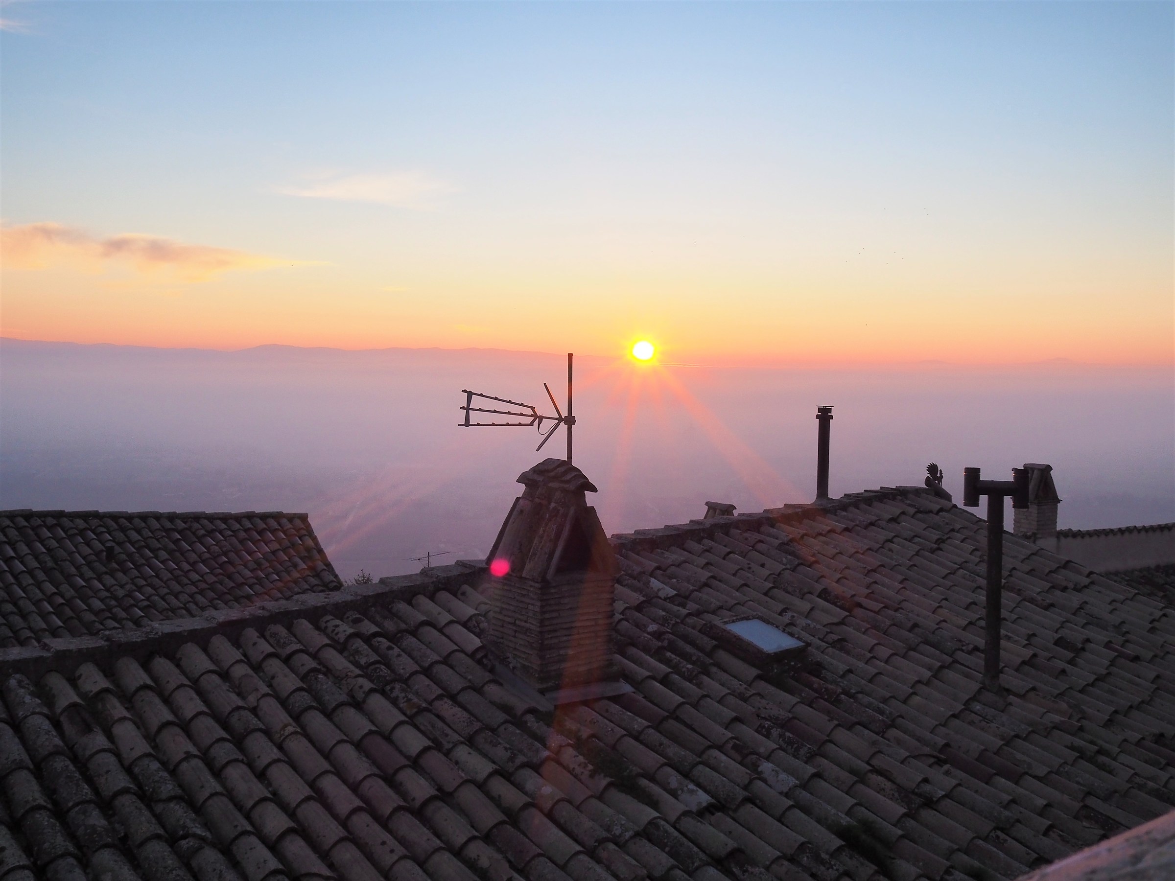Tramonto su Assisi