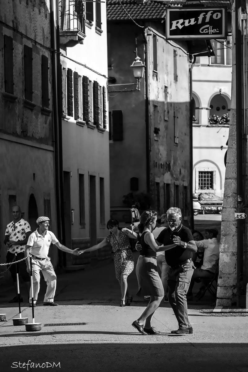 Dancing on the street