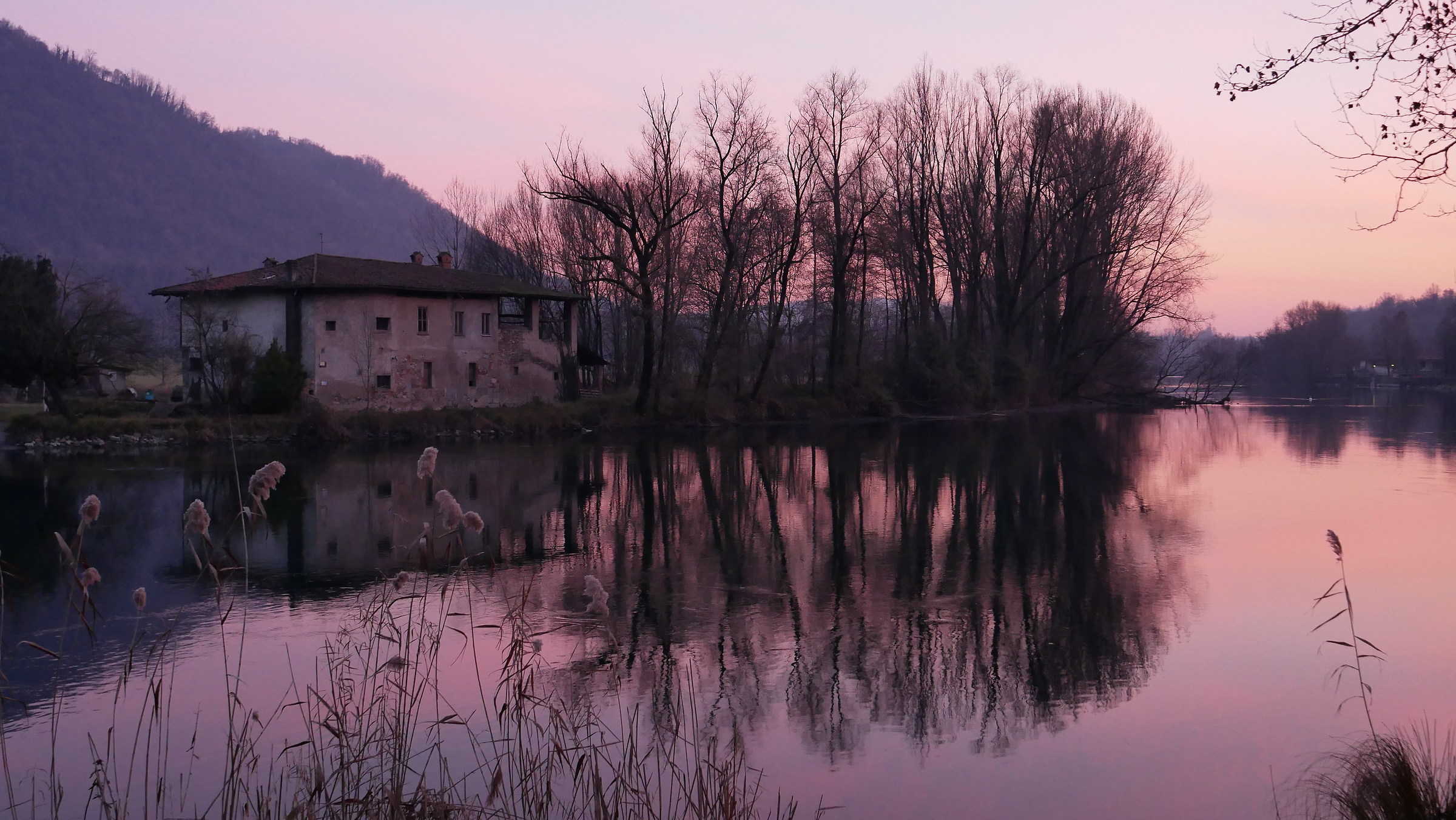 Cottage in the Red Sunset 2