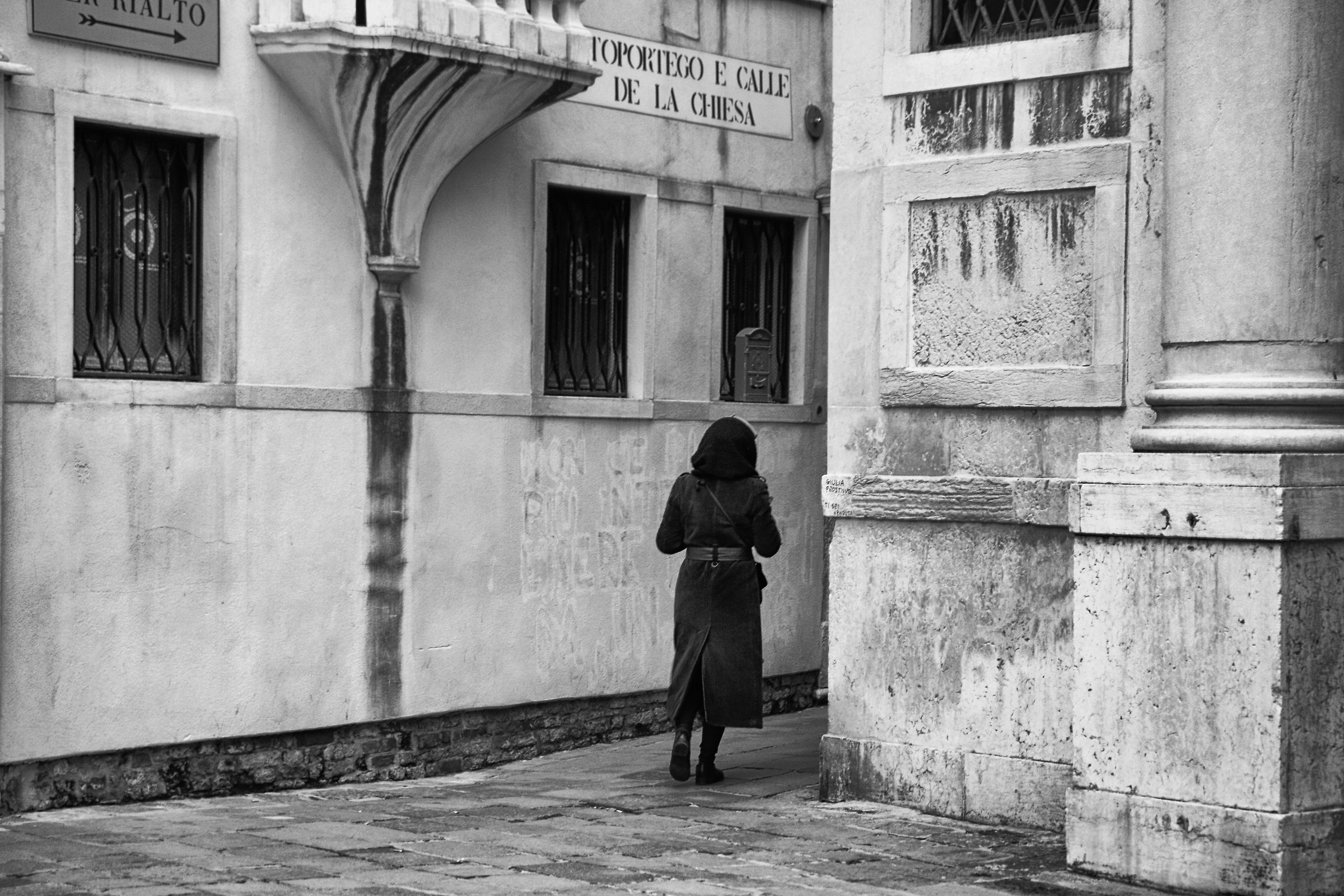 Around the corner....