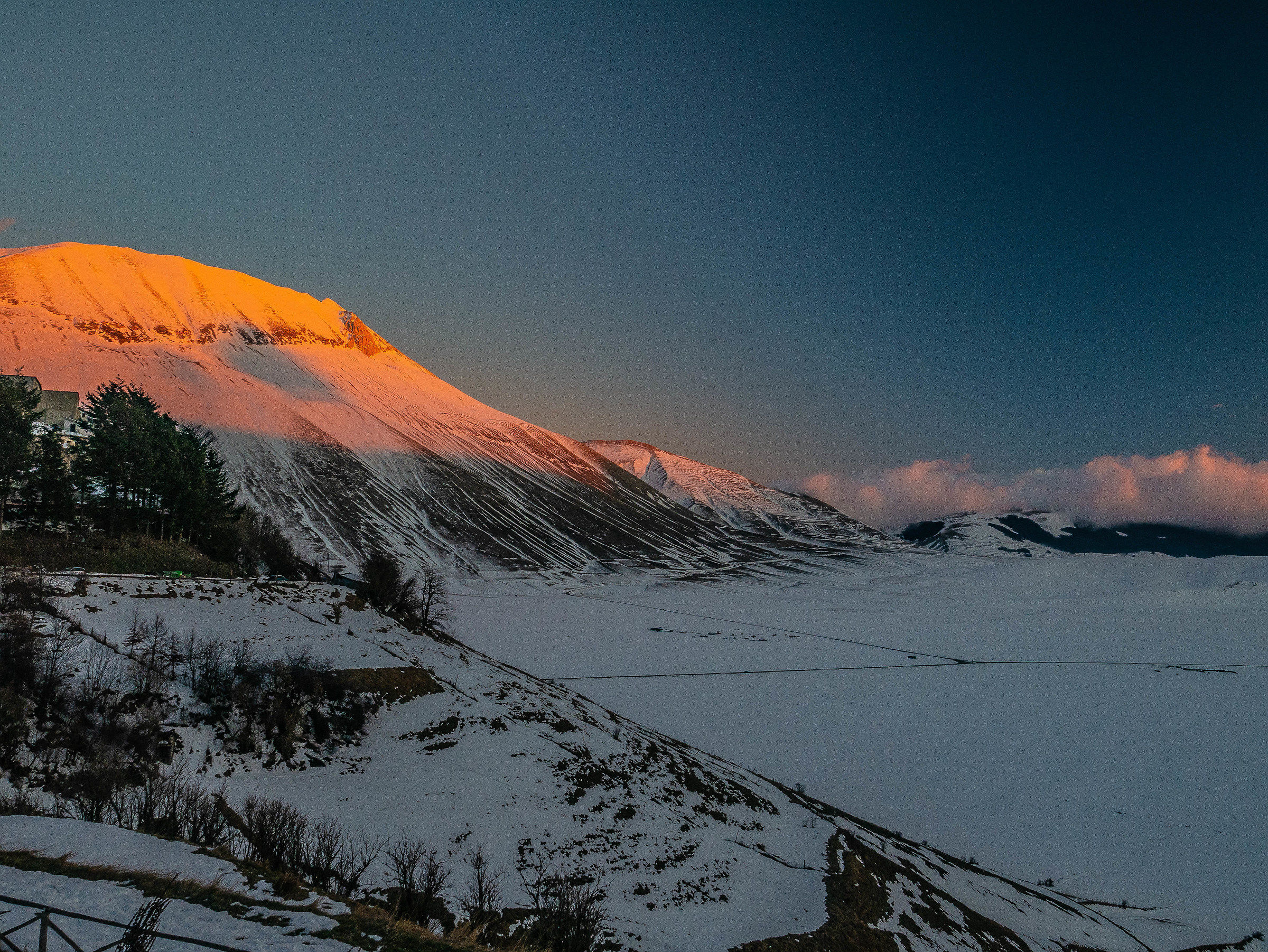 Castelluccio in winter