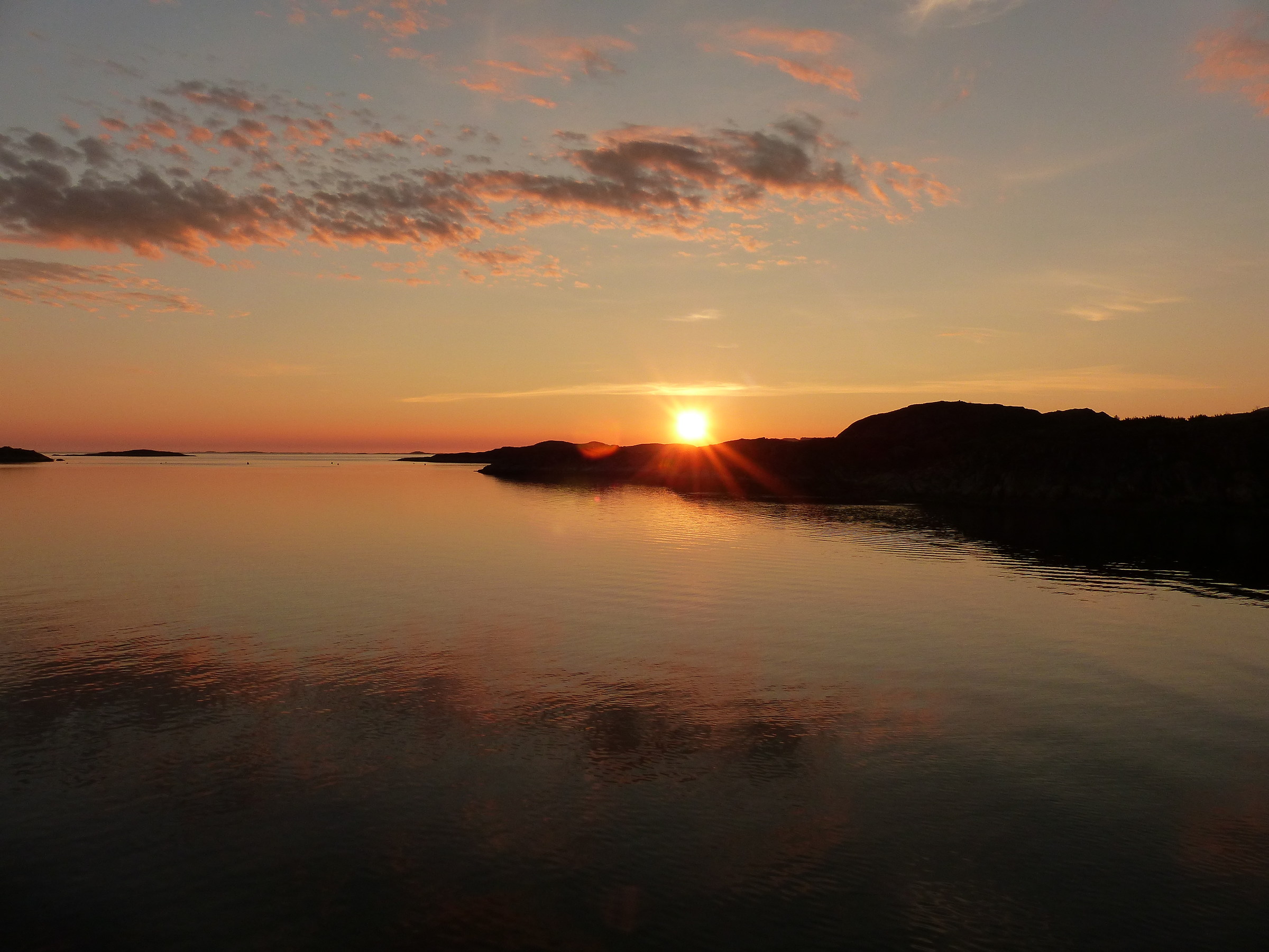 Midnight Sunset Arctic Circle