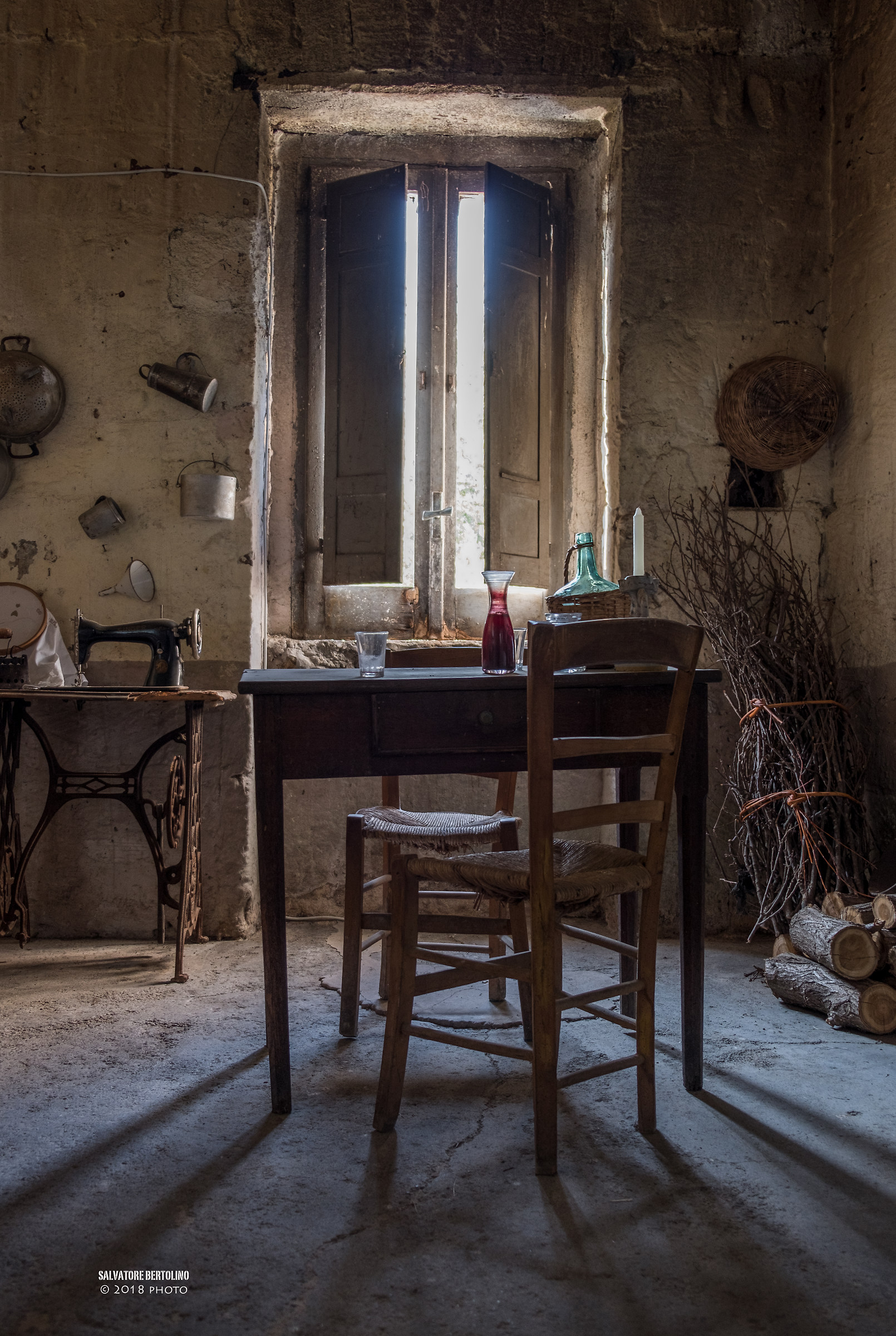 Nella casa del contadino...