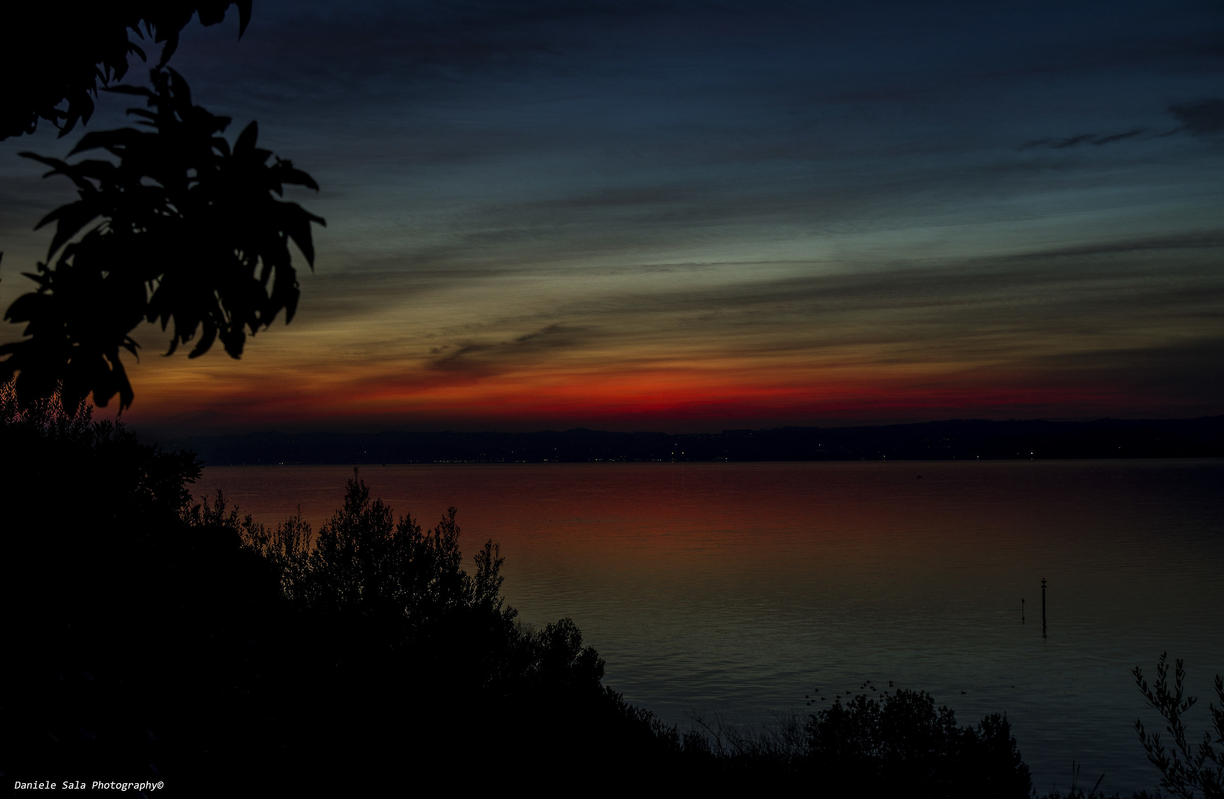 Crepuscolo infuocato..