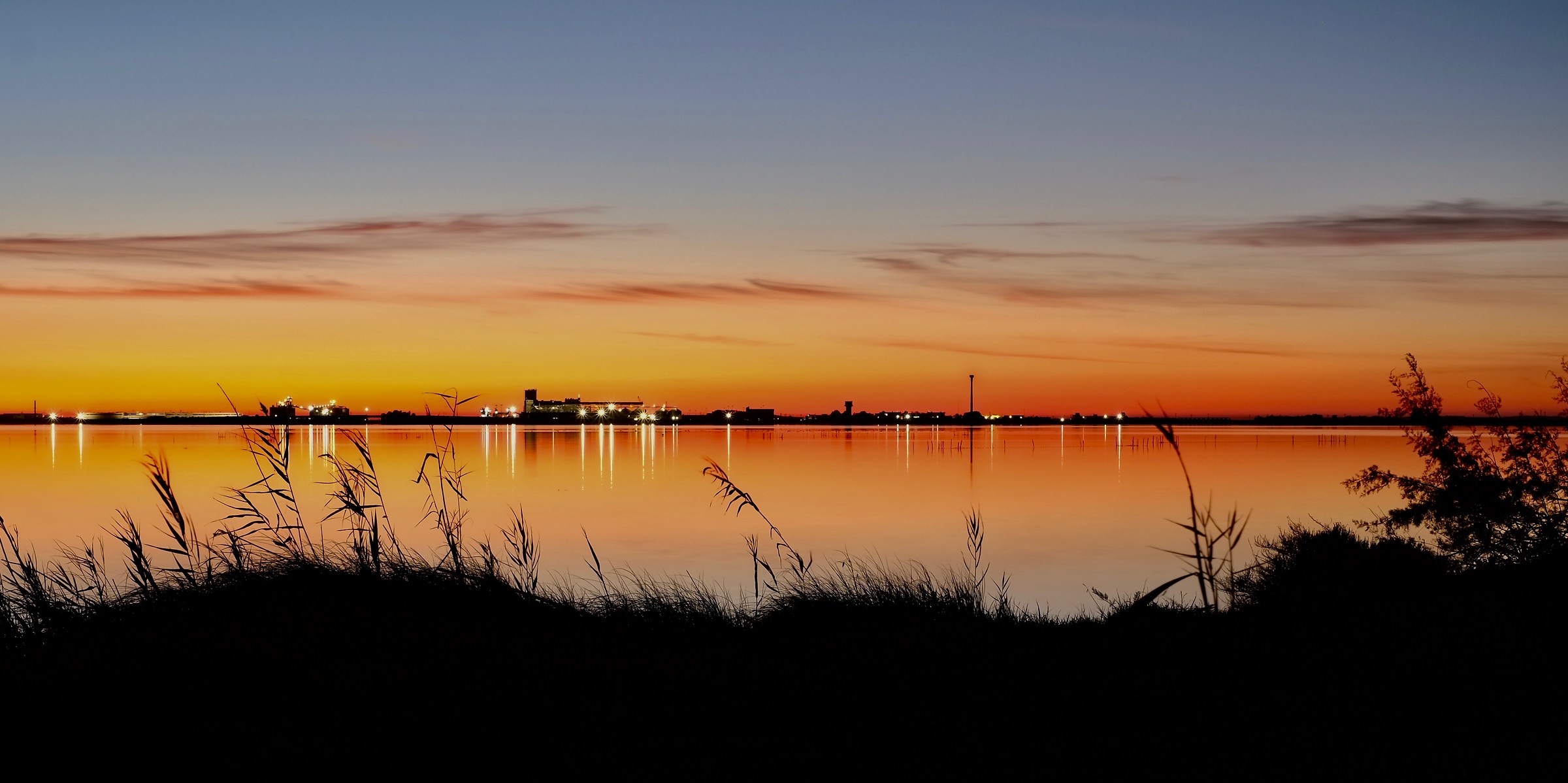 Pond of Santa Giusta-Oristano-Sardinia