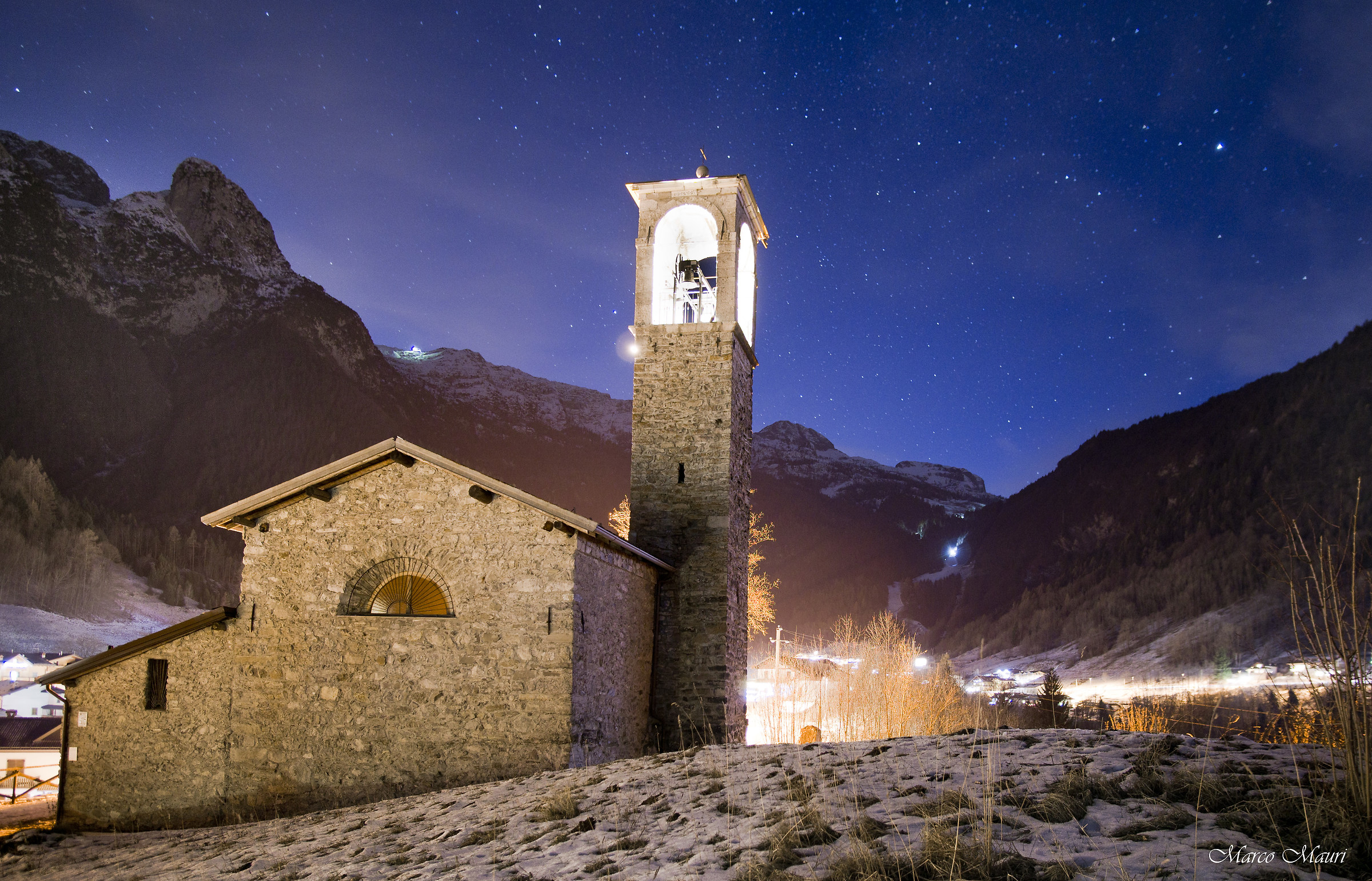 Serata invernale a Colere