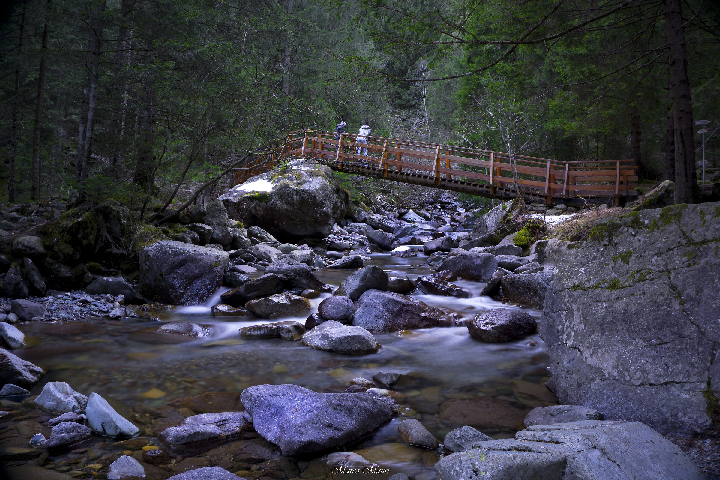 Lungo la valle del vò