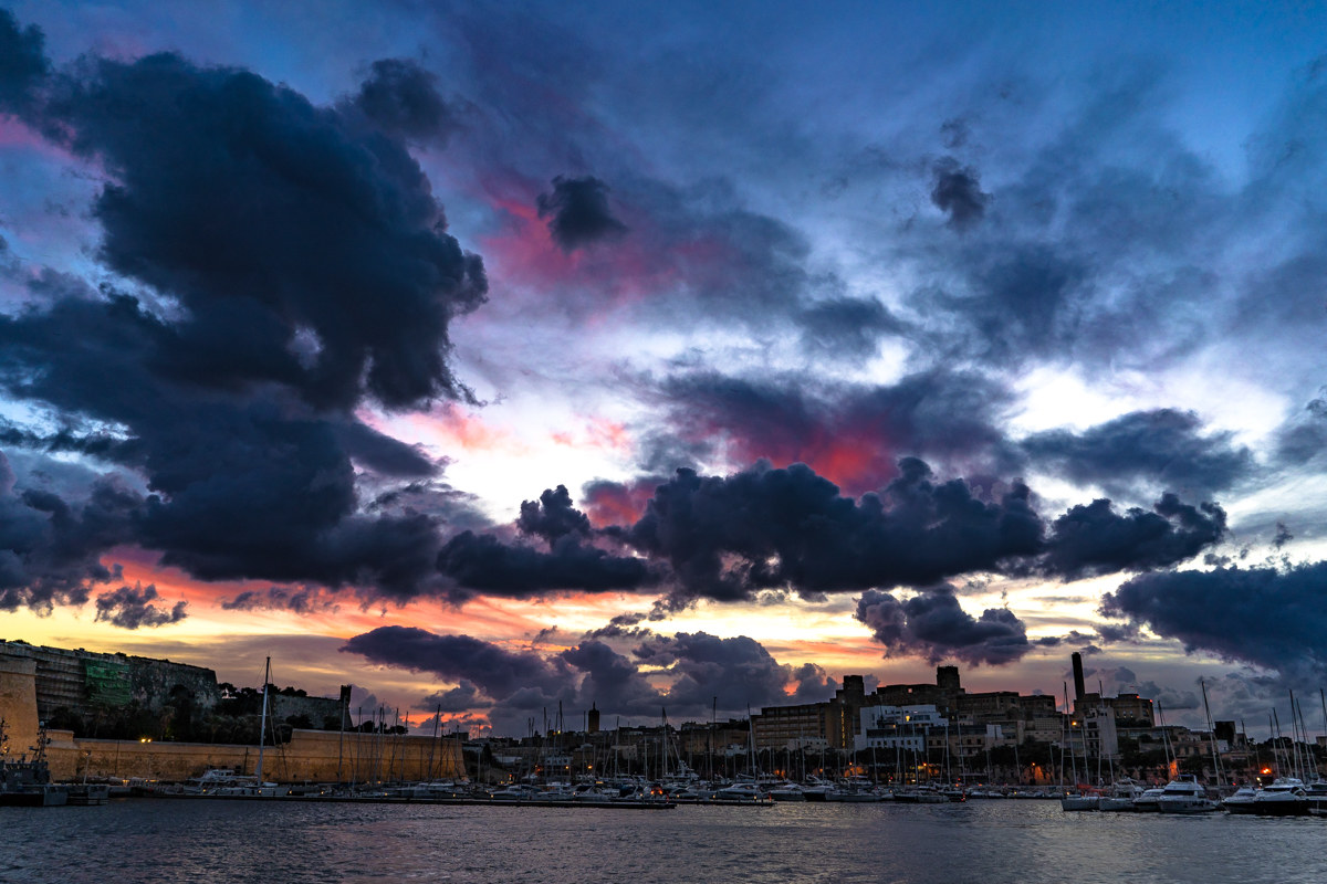 Tramonto a Vittoriosa