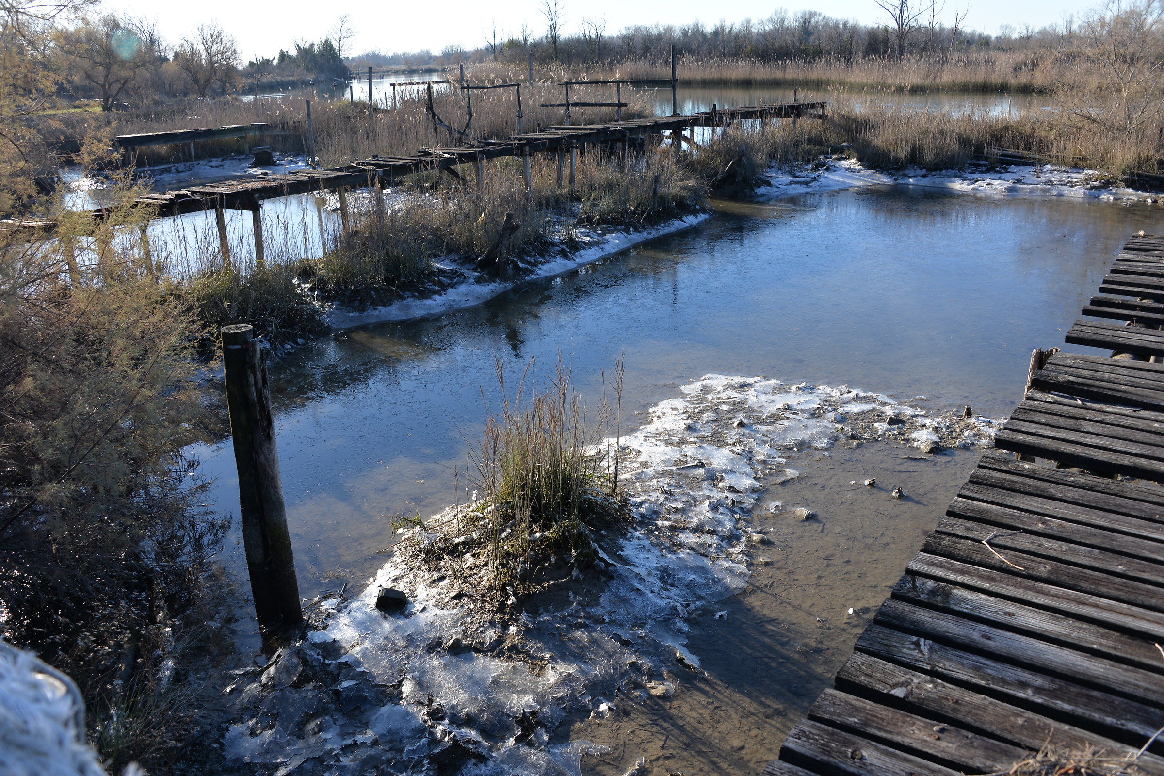 Ghiaccio tra i casoni