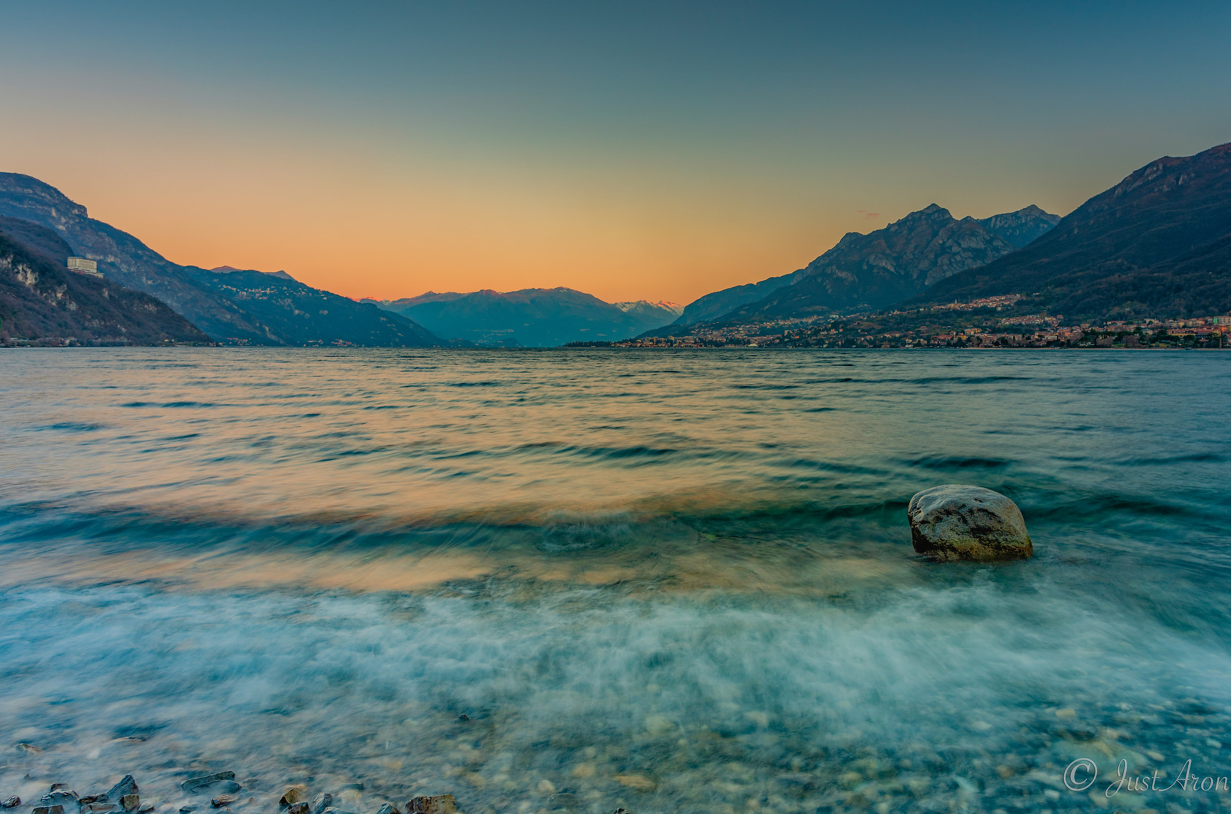 Sunrise on Lake Como