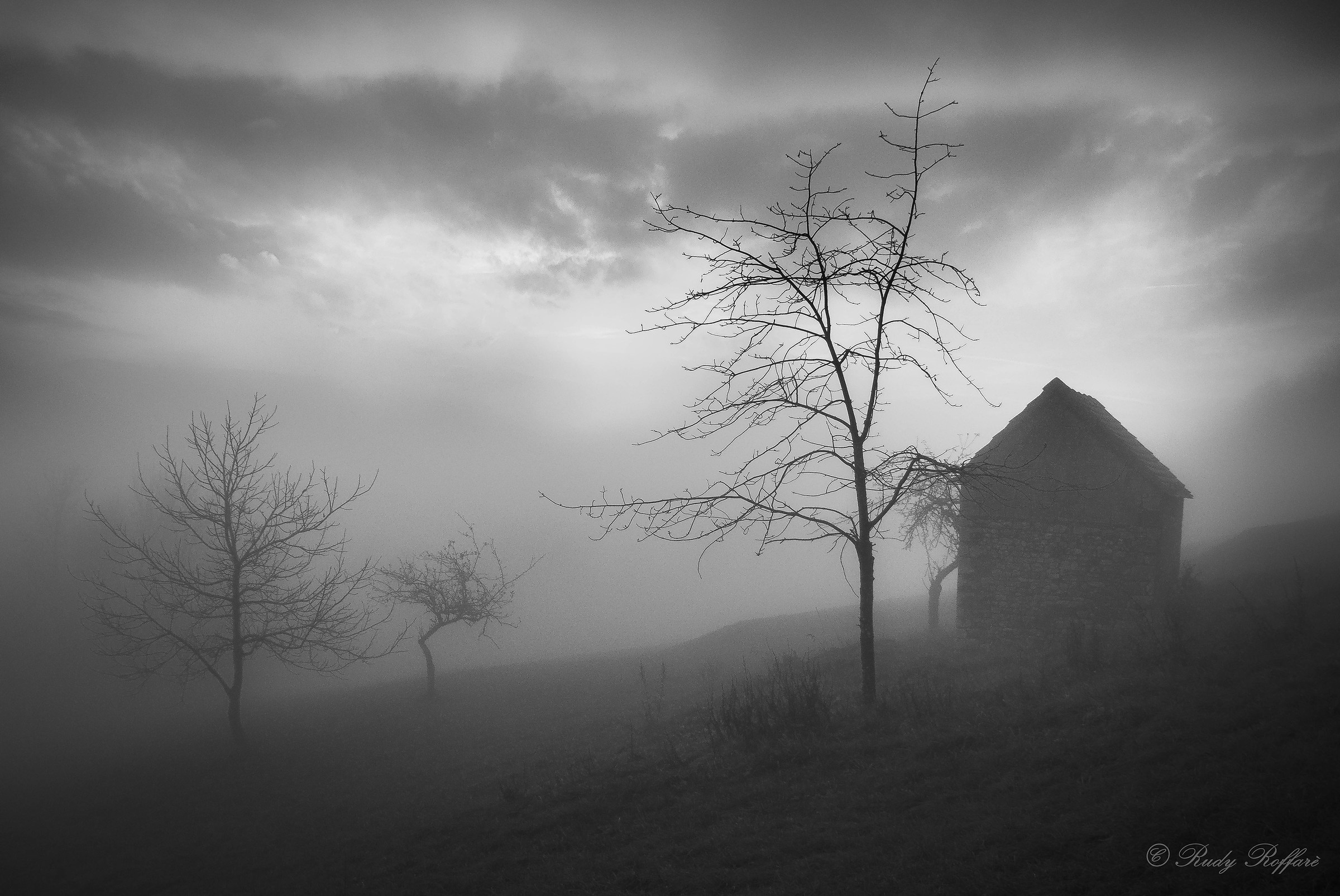 nebbia nelle prealpi bellunesi