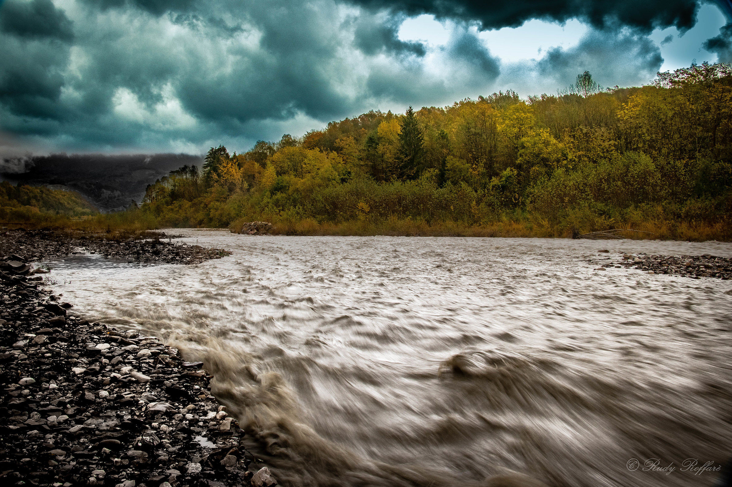 il giorno dell'alluvione nel bellunese