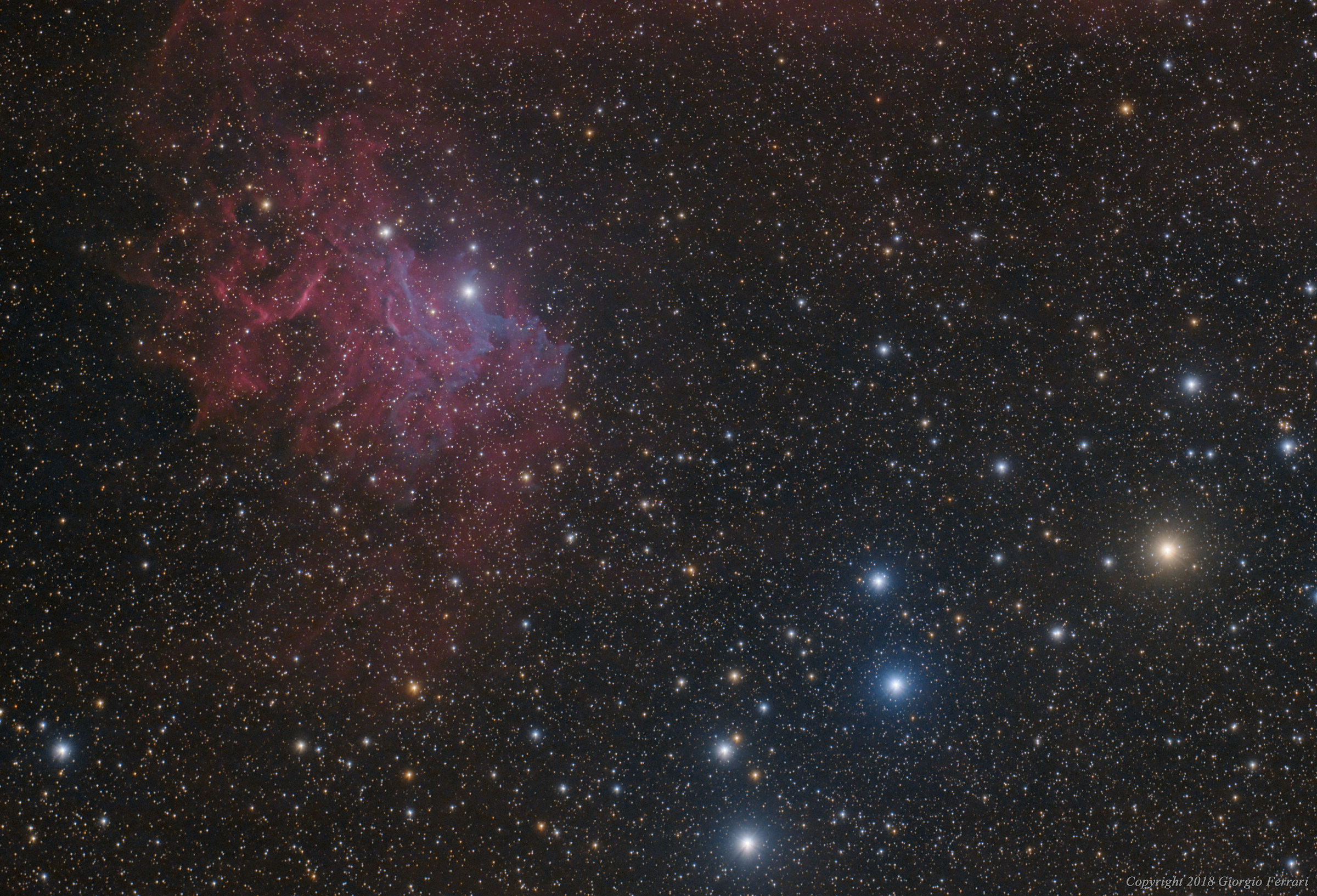 IC 405 Flaming Star Nebula