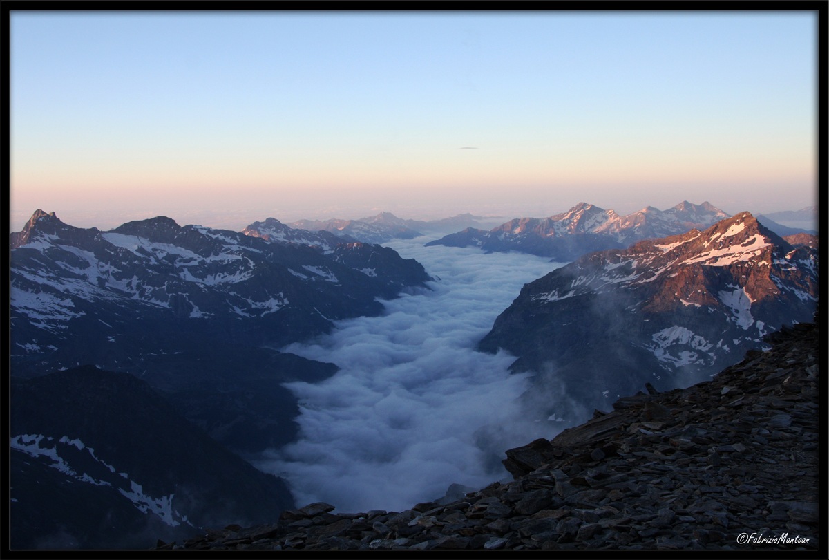 Sunrise from Quitino Sella