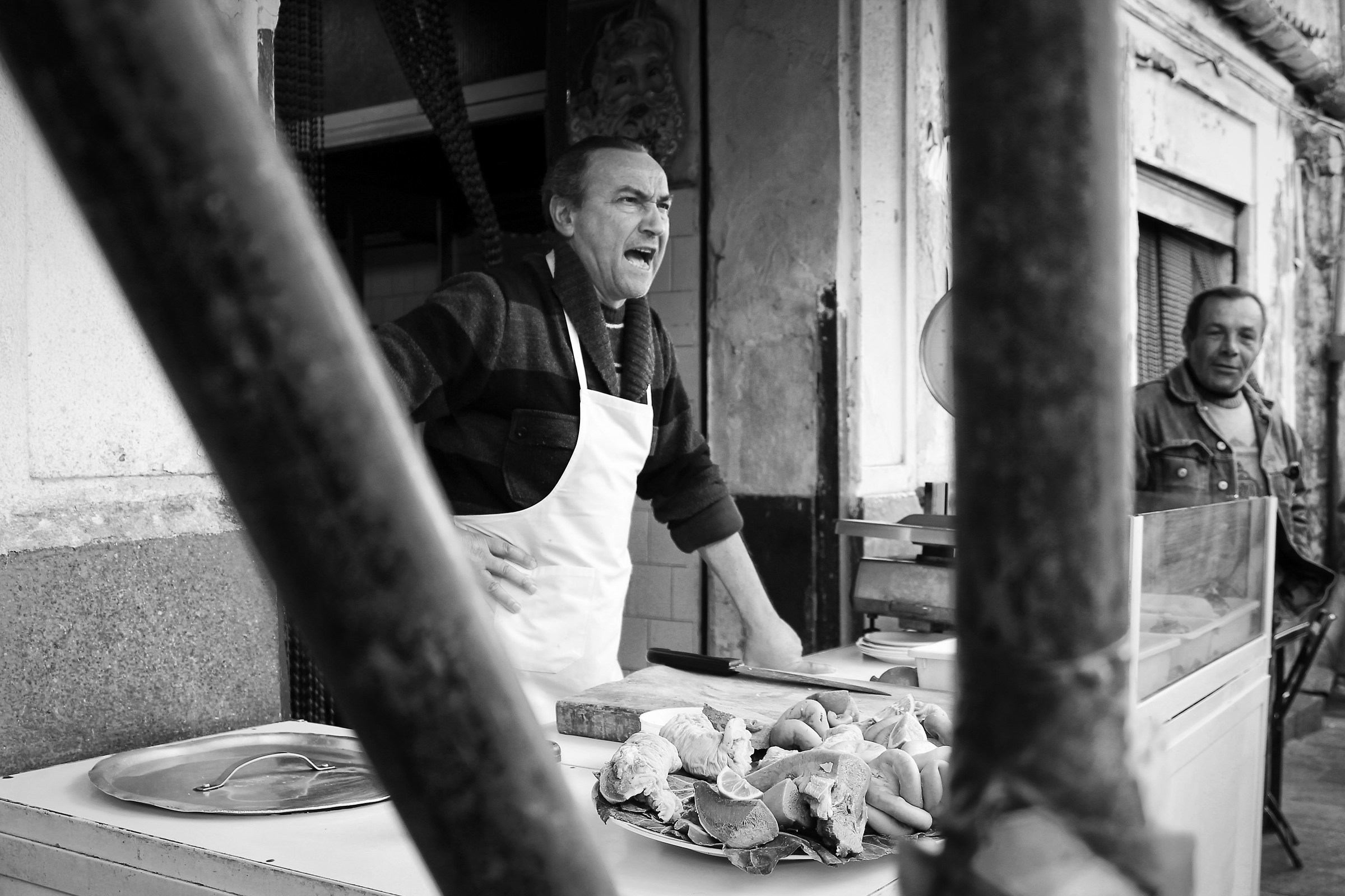 Il Banditore di Frattaglie a Ballarò