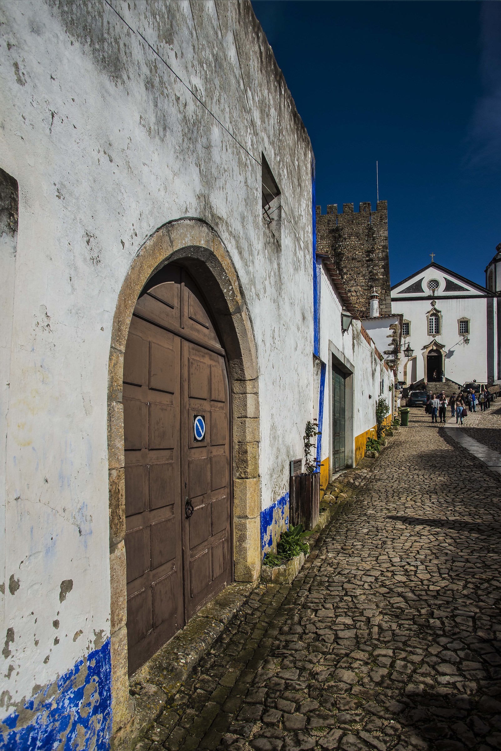 obidos verso la chiesa