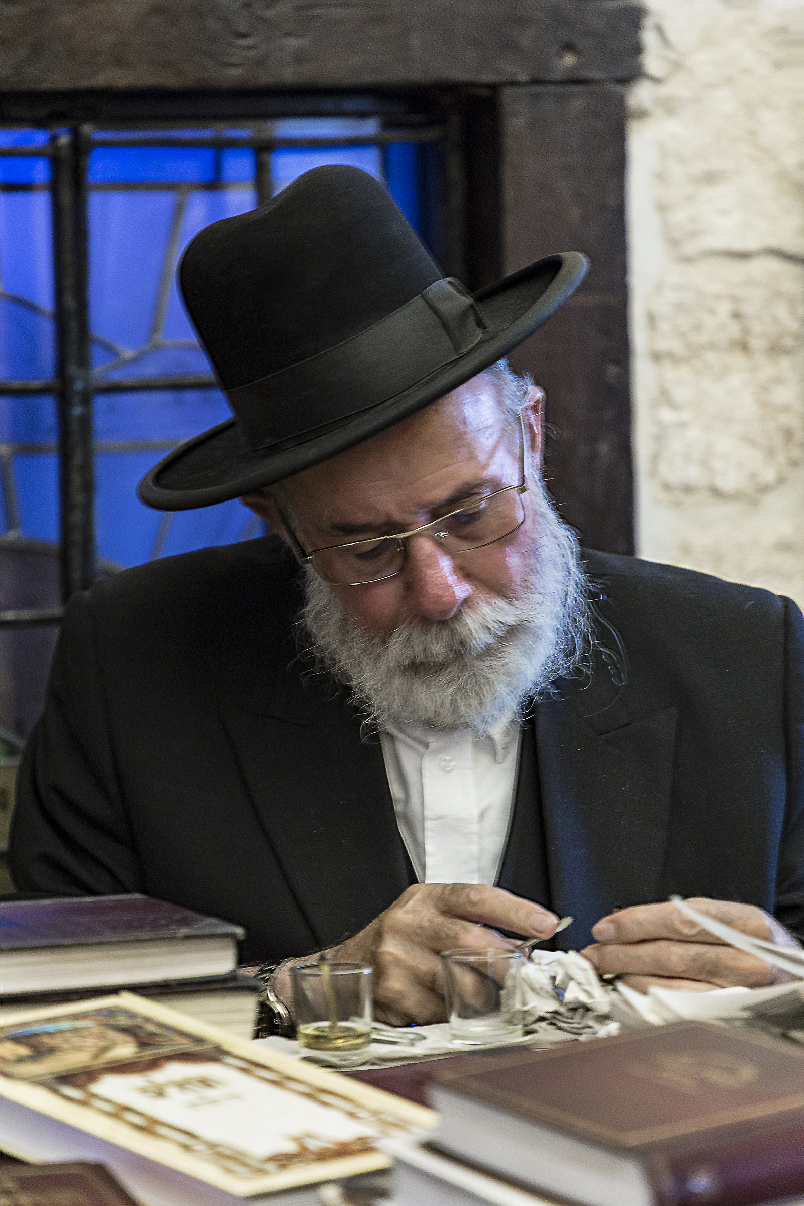 JERUSALEM-The elder of the synagogue