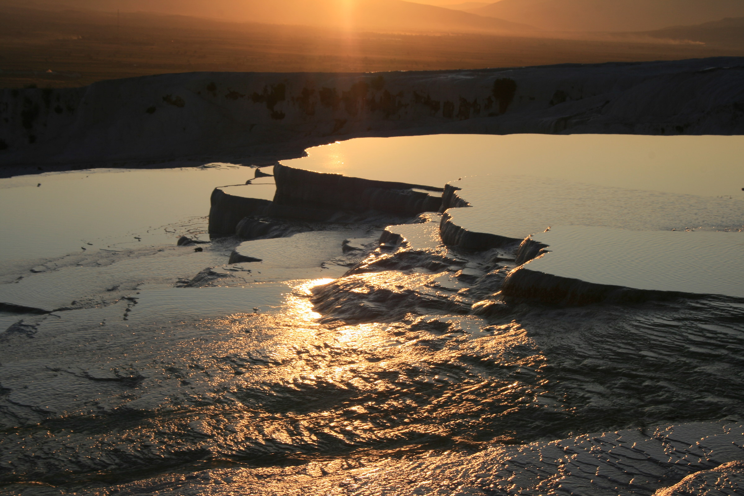 Tramonto sulle cascatelle