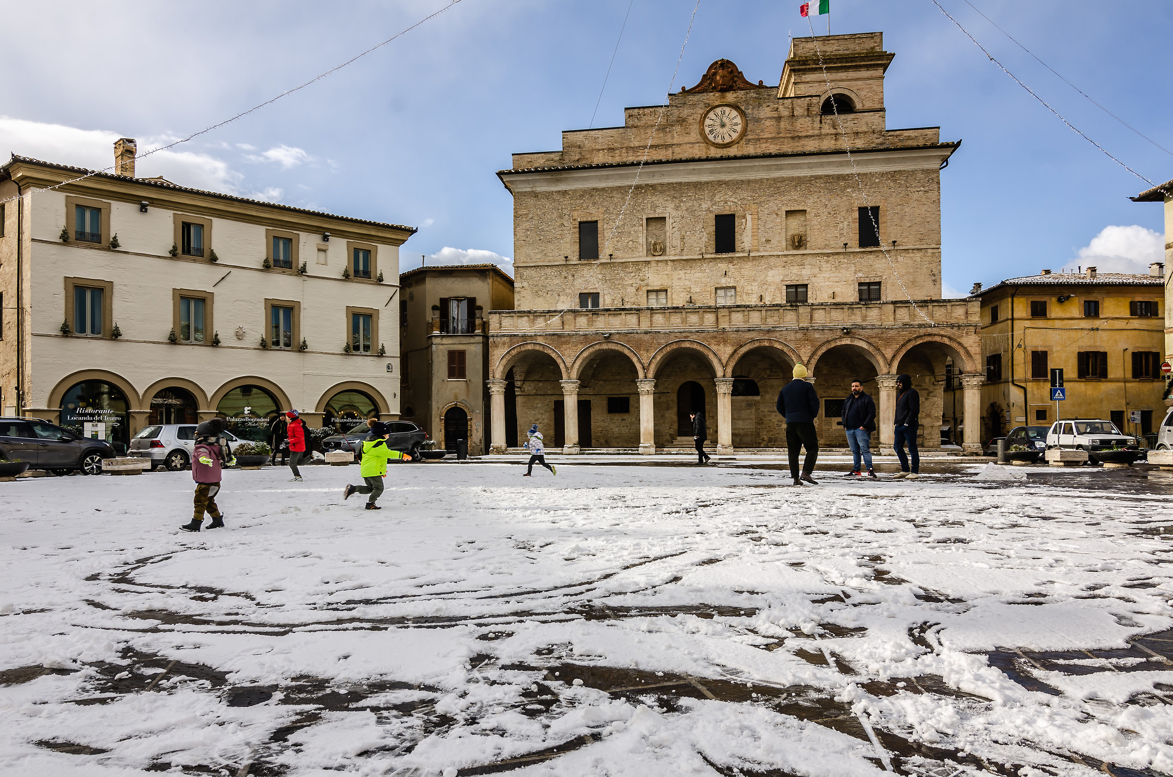 Montefalco after the snow