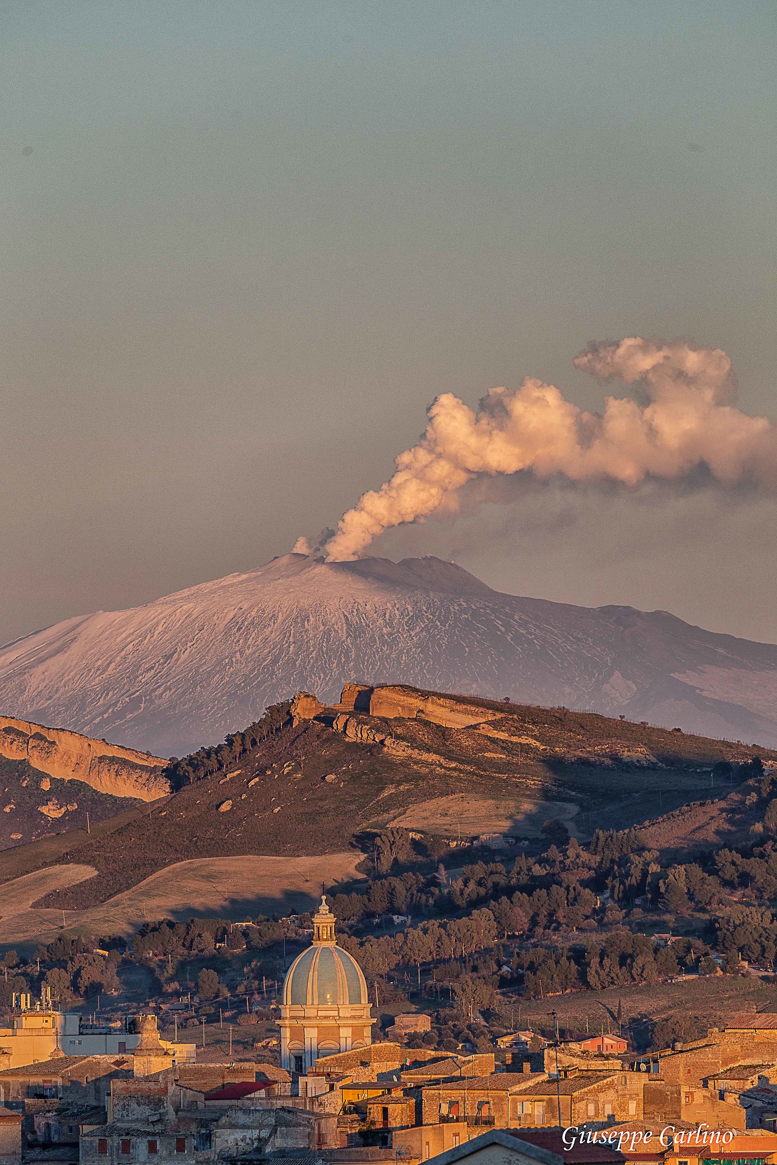 The Etna from Caltanissetta