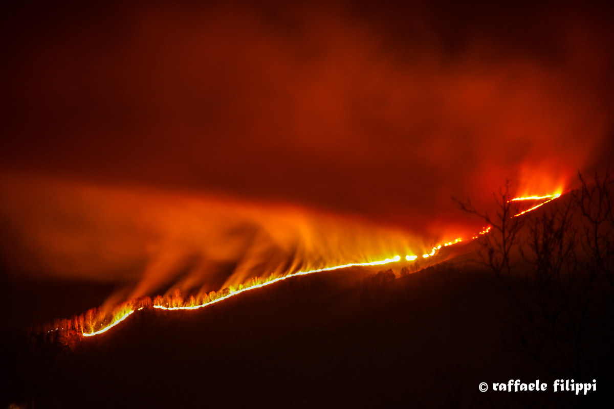 Valle Elvo in fiamme - Biellese
